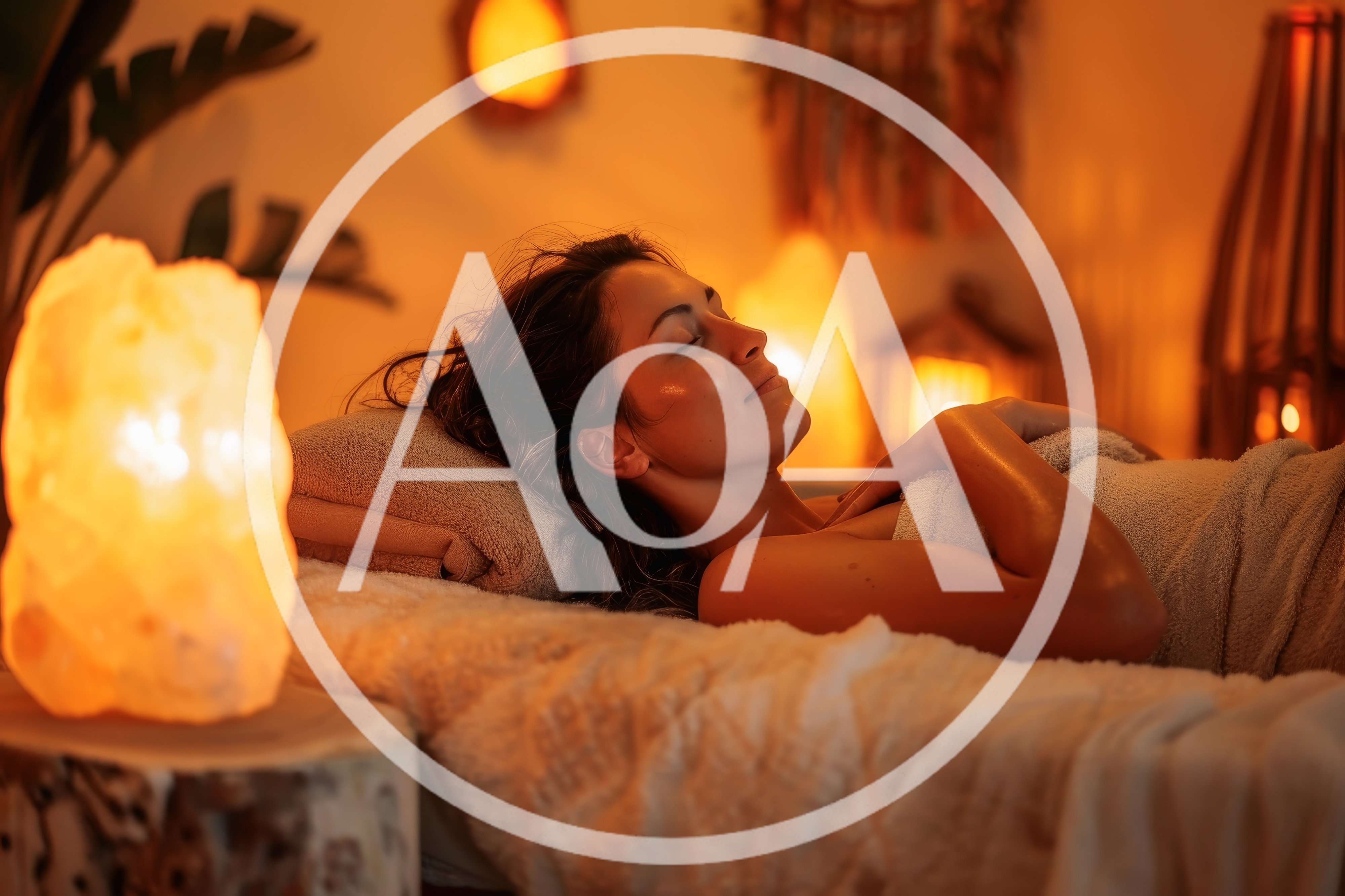 Woman Relaxing During A Spa Treatment