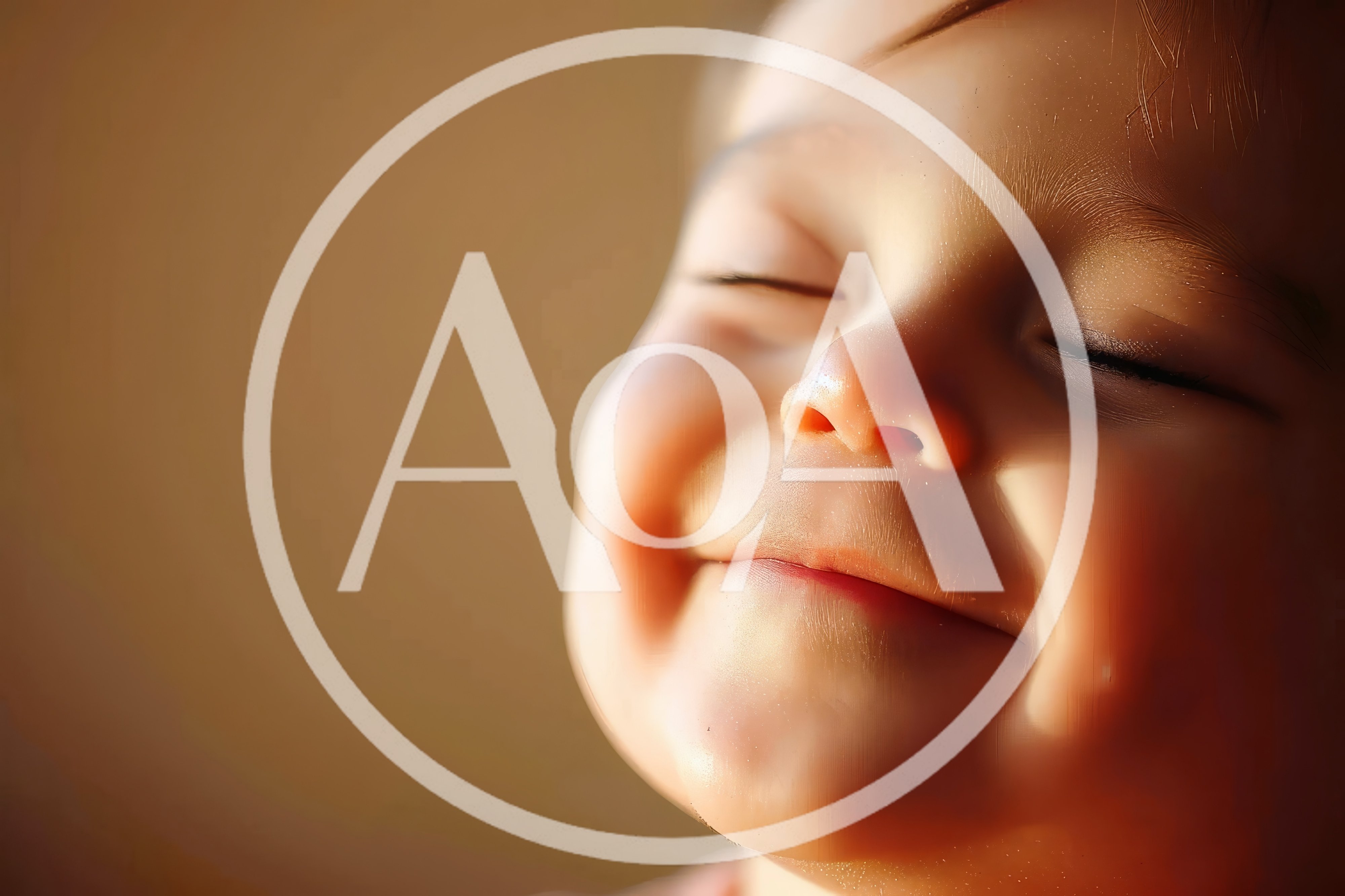 Close Up Portrait Of A Smiling Baby