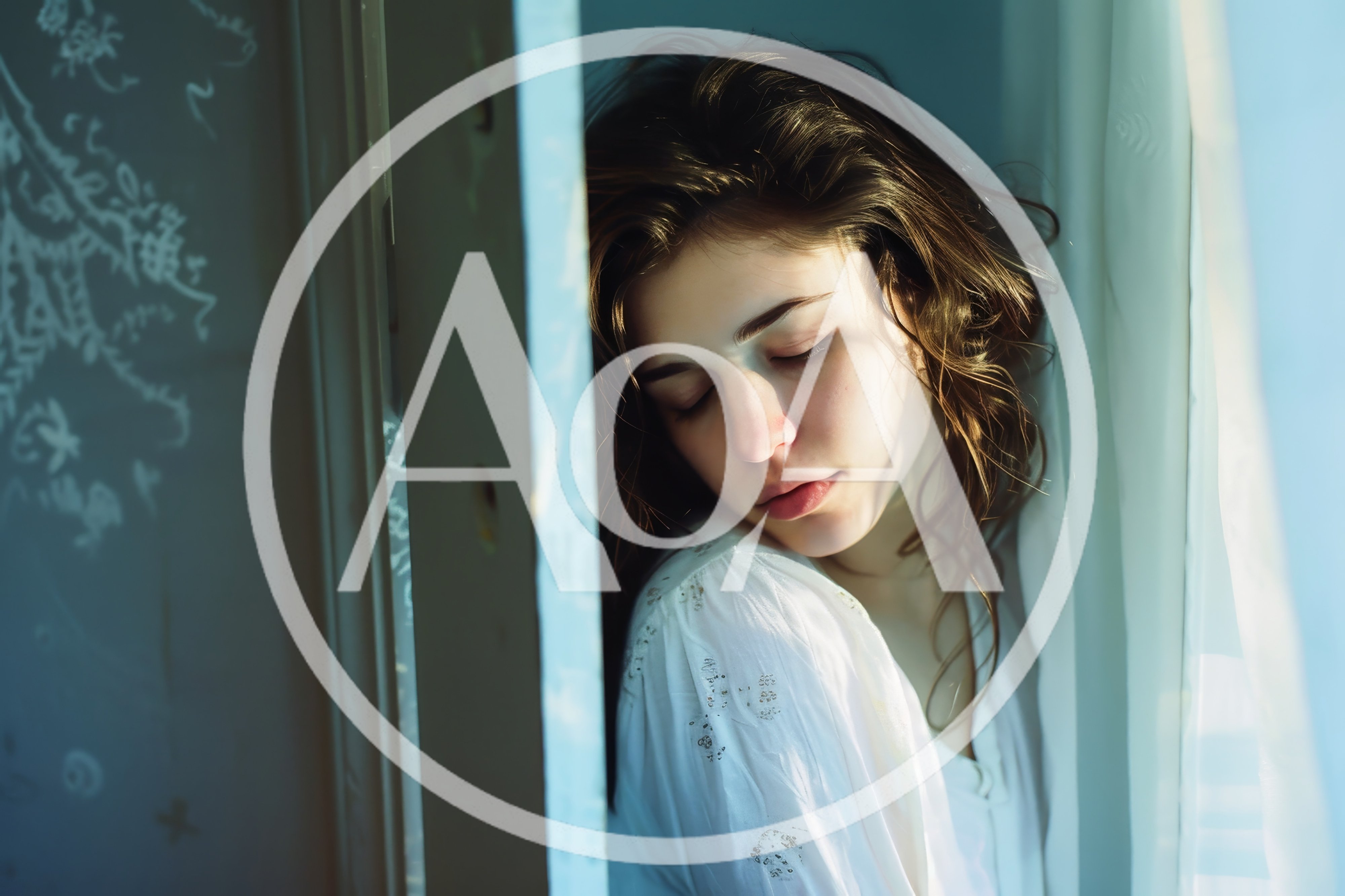 Young Woman Resting Near A Window With Soft Lighting