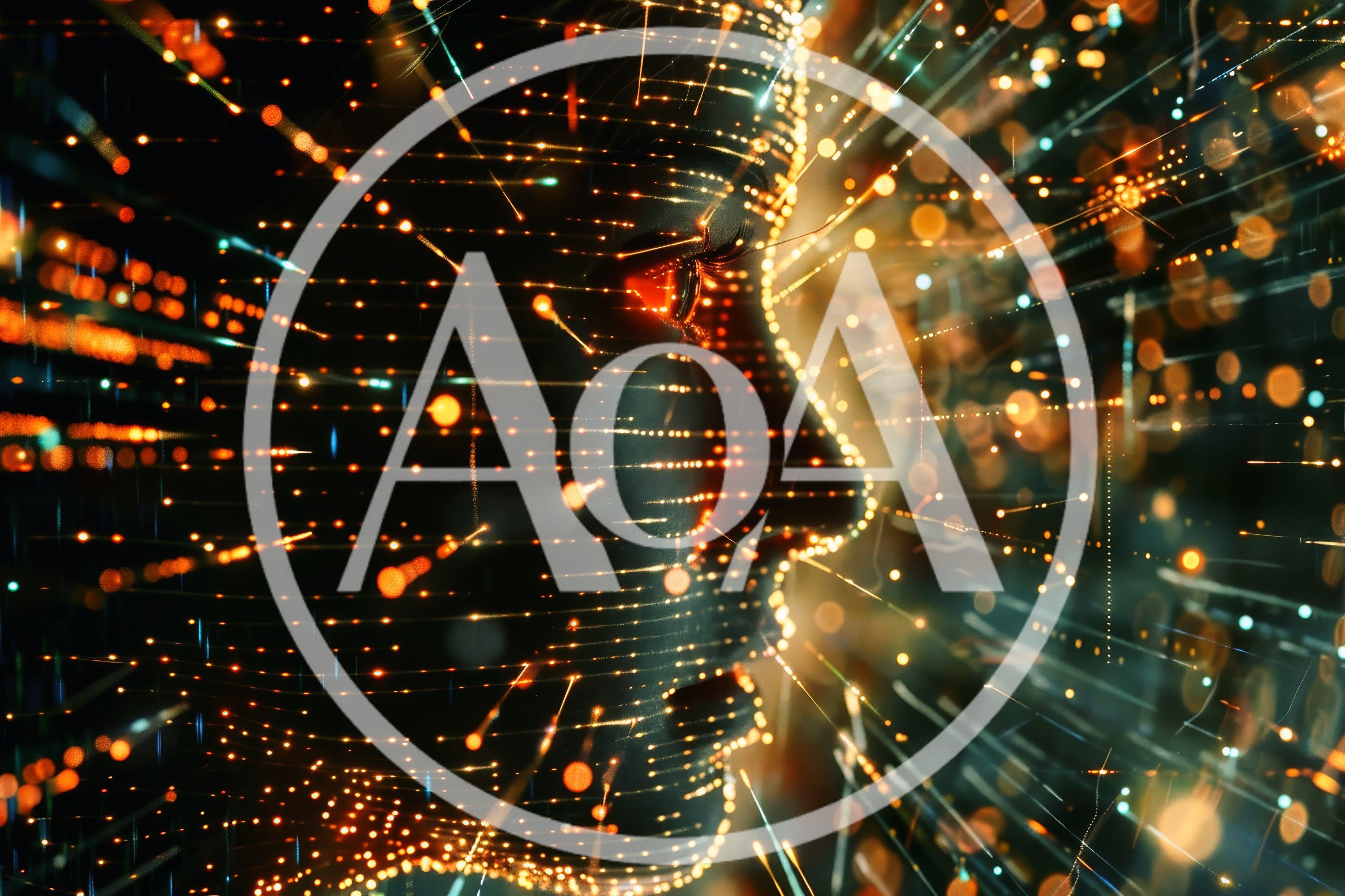 Digital Human Profile Formed By Glowing Data Particles