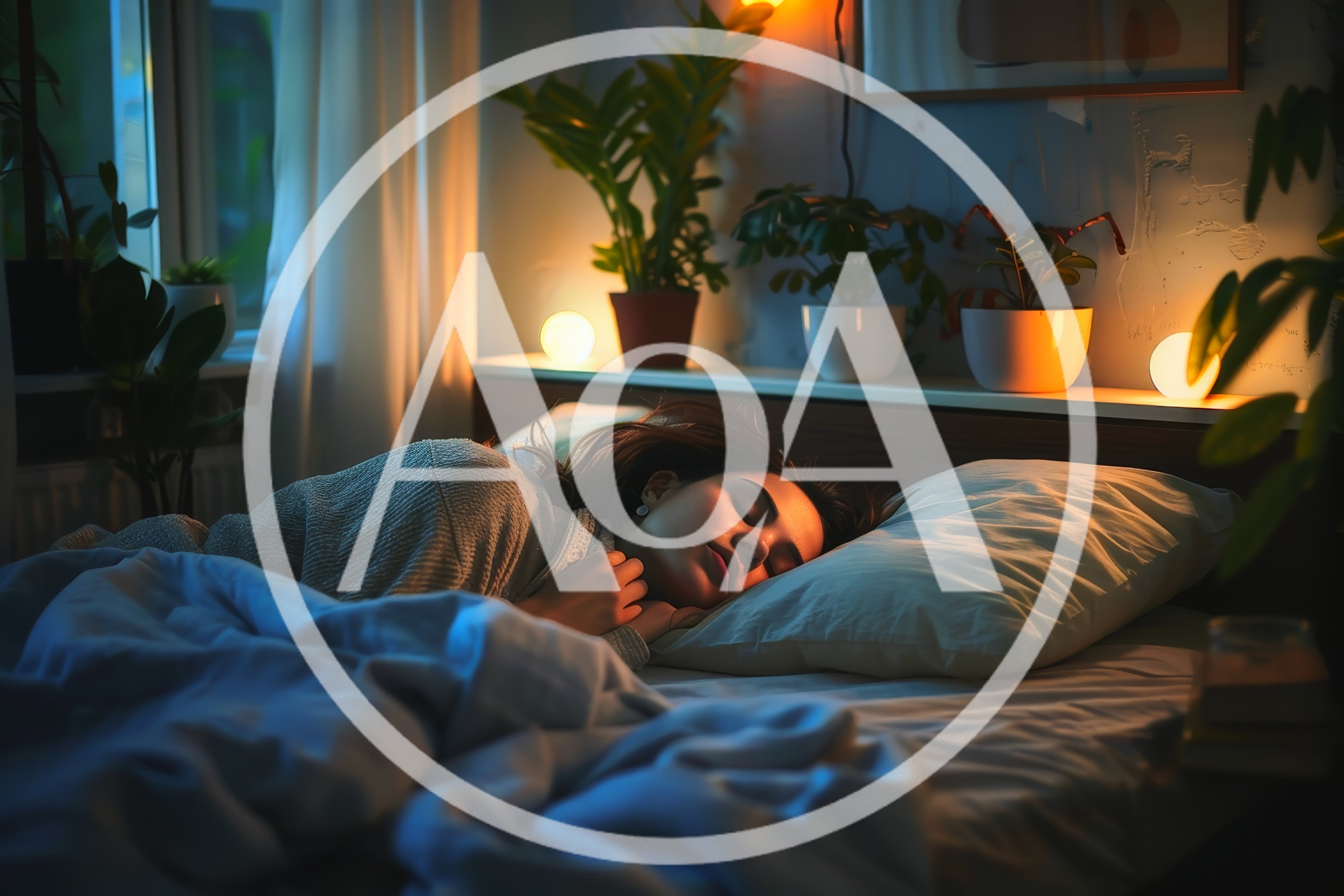 Young Woman Sleeping Peacefully In A Cozy Bedroom