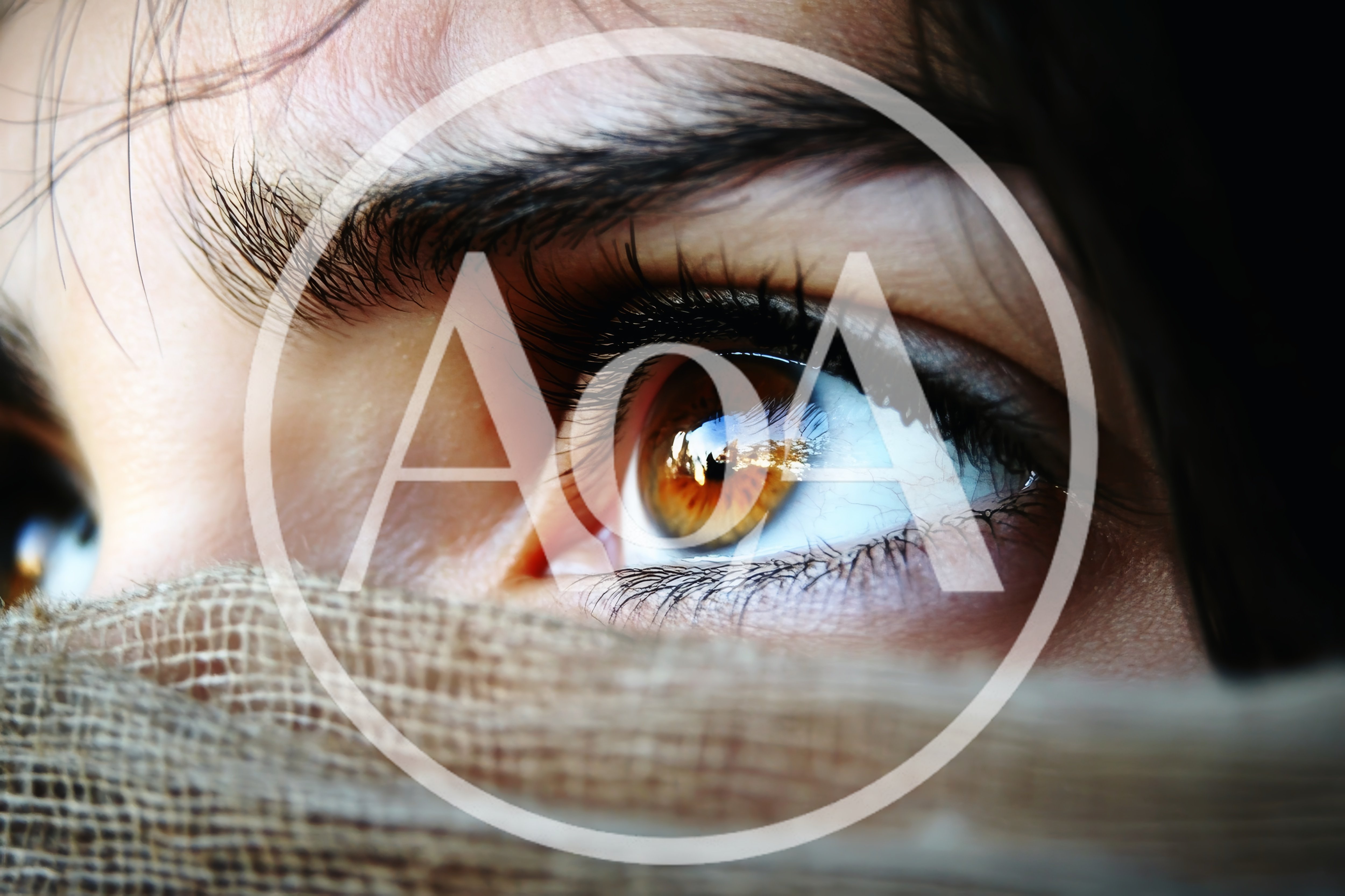 Close Up Of A Woman Eye With Reflection