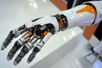Advanced Robotic Hand With Intricate Mechanical Details