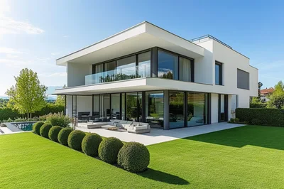 Modern Luxury Villa With Landscaped Garden And Pool
