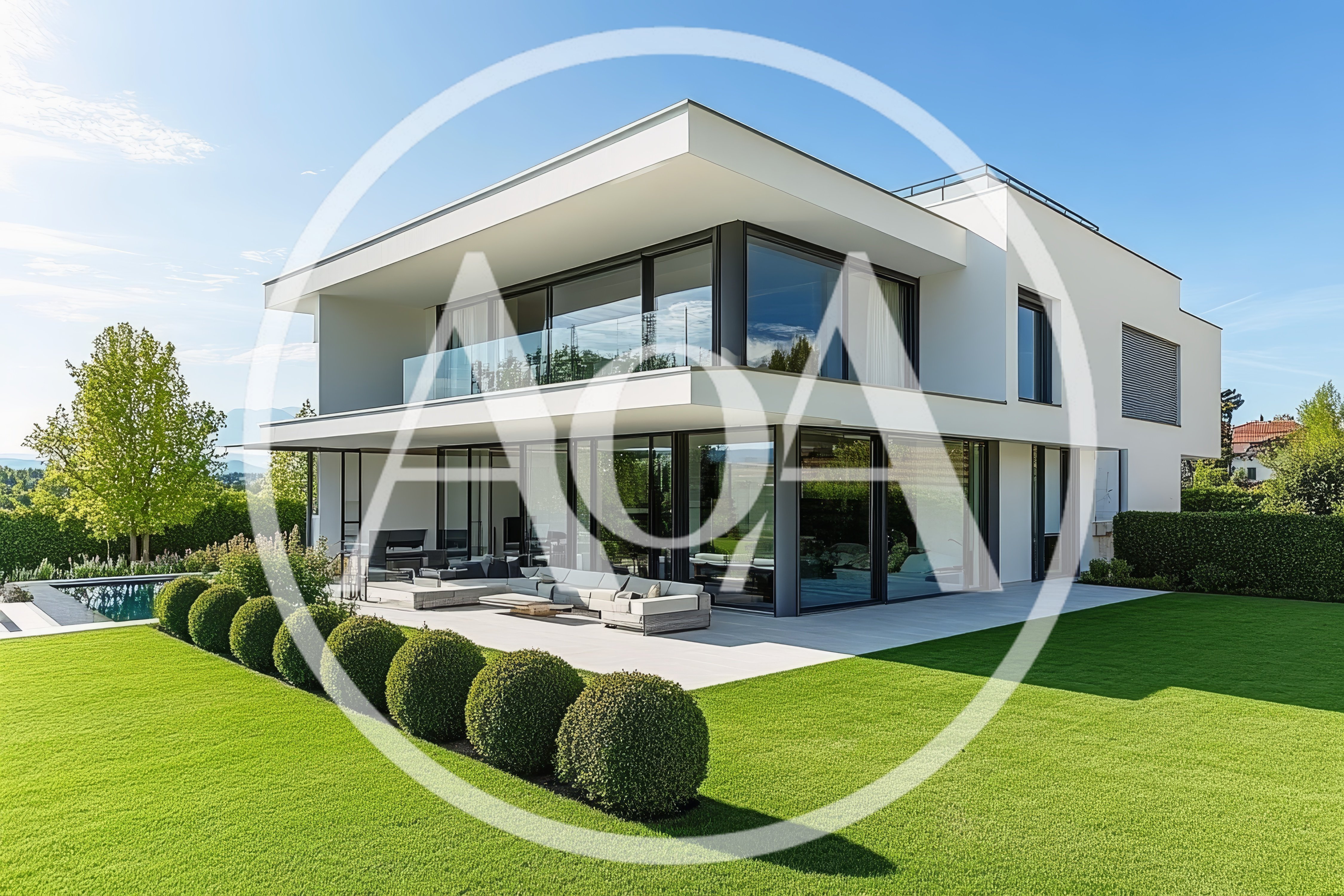 Modern Luxury Villa With Landscaped Garden And Pool