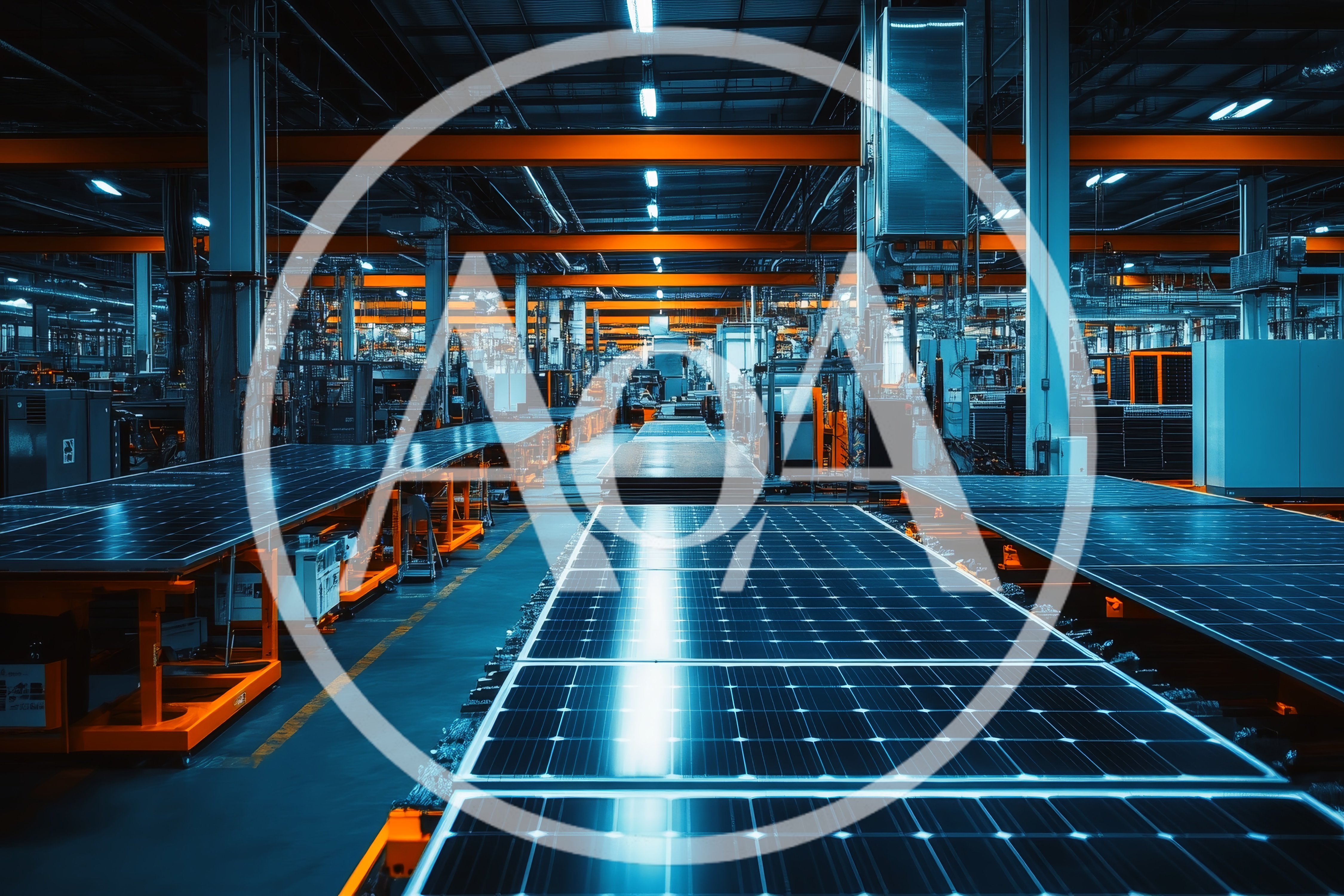 Automated Solar Panel Manufacturing Assembly Line