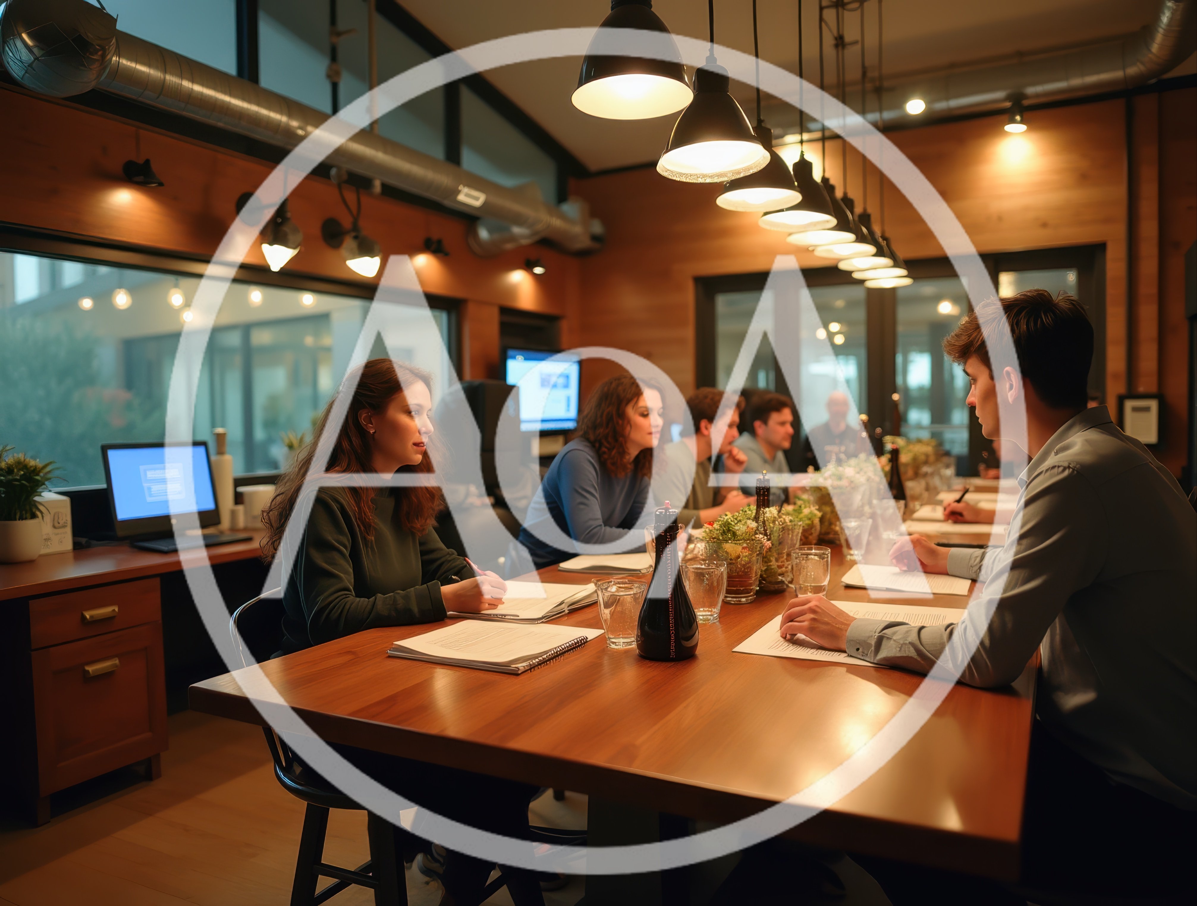 Professional Team Collaborating During A Corporate Meeting