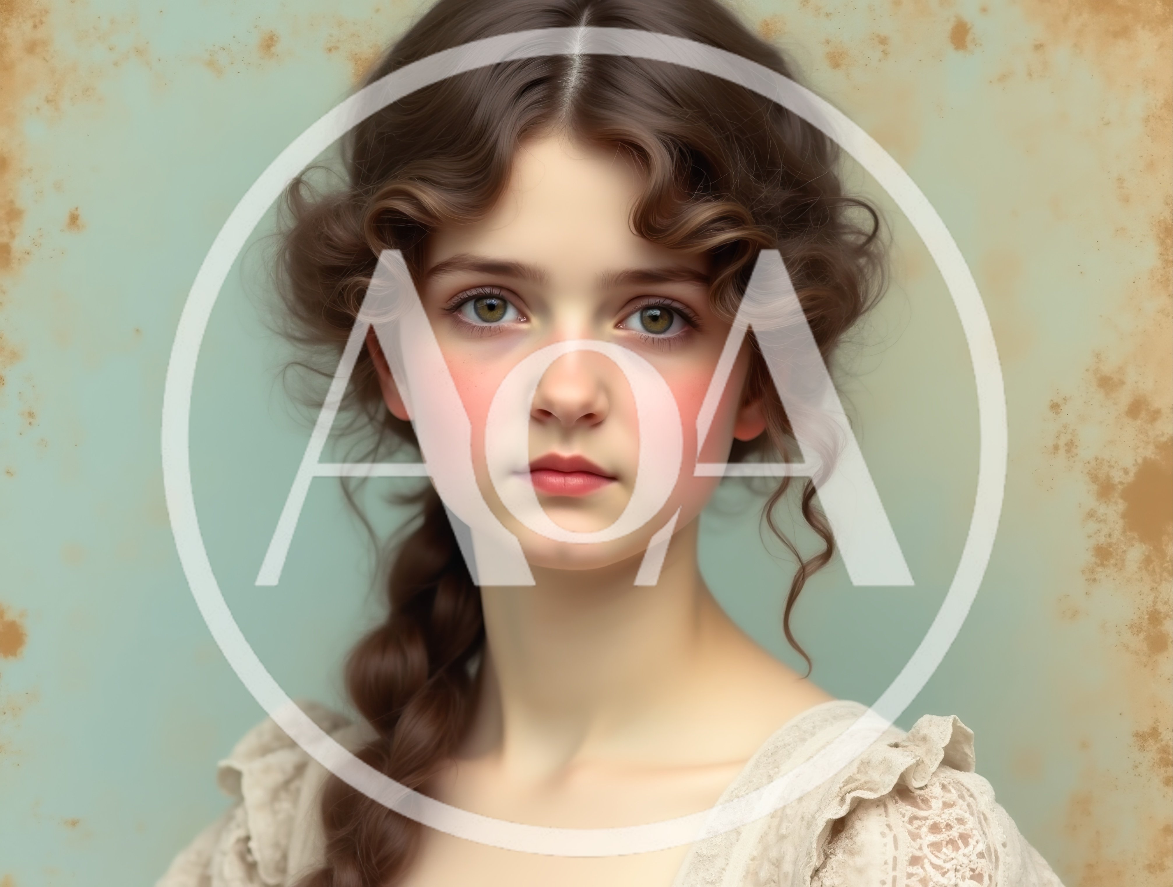Portrait Of A Young Victorian Girl