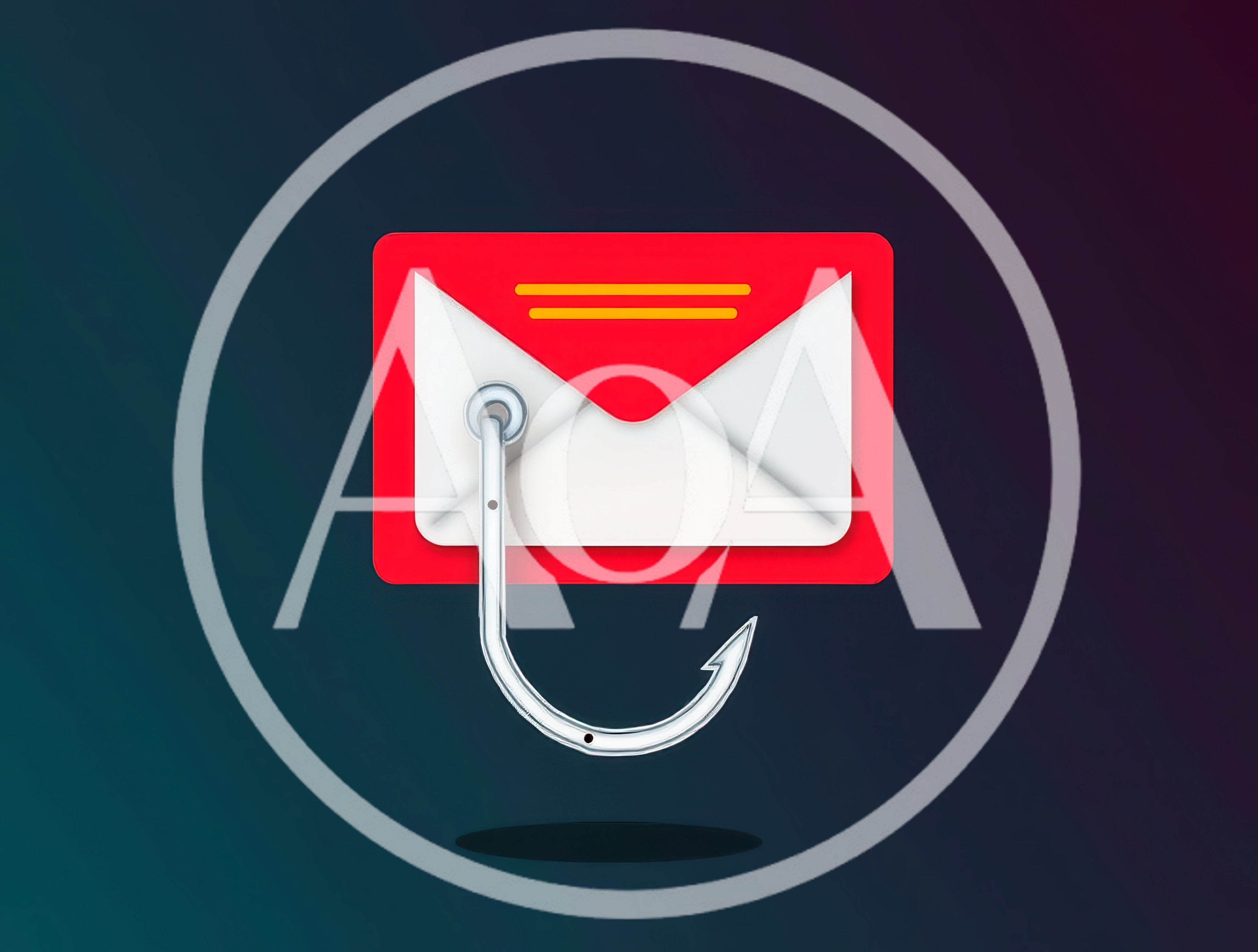 3D Illustration Of A Phishing Email Concept