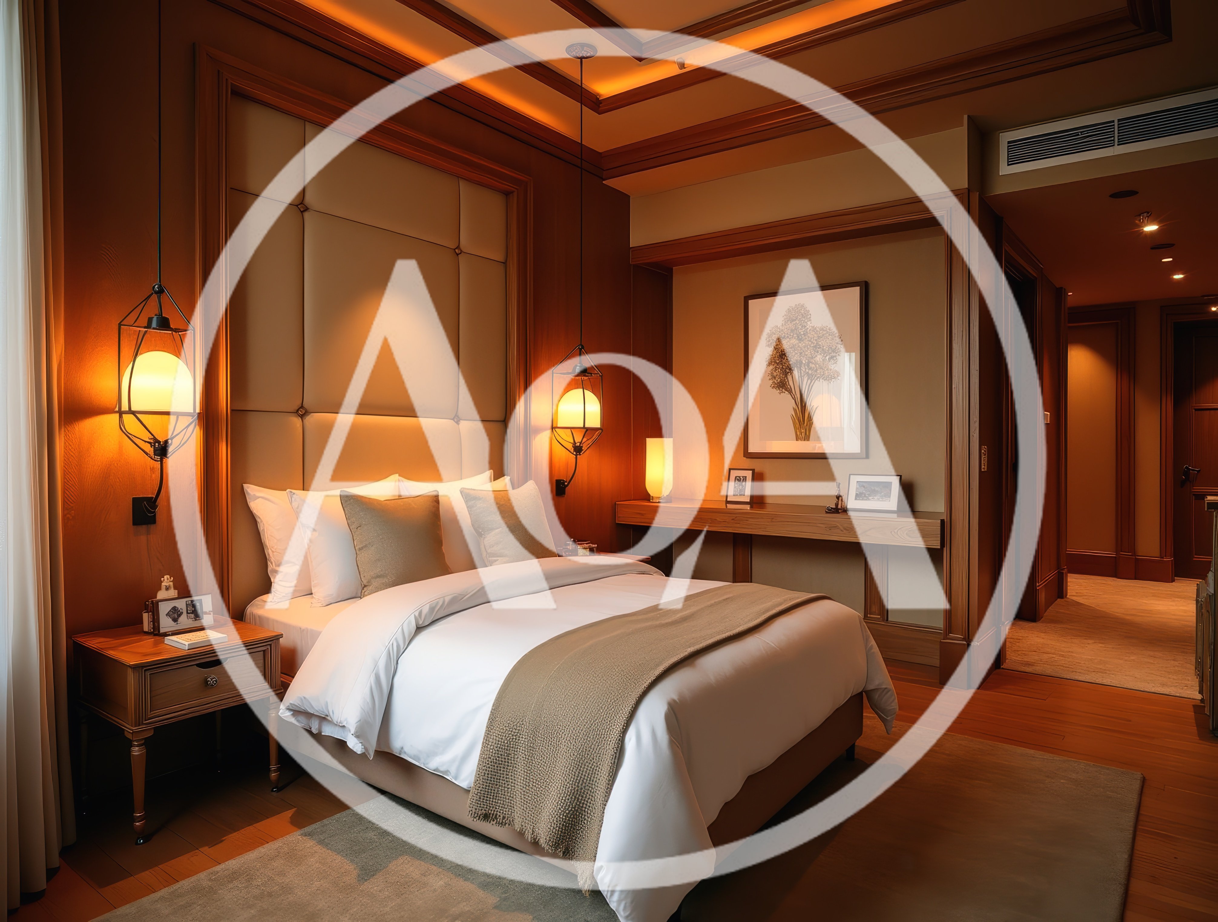 Modern Luxury Hotel Bedroom Interior