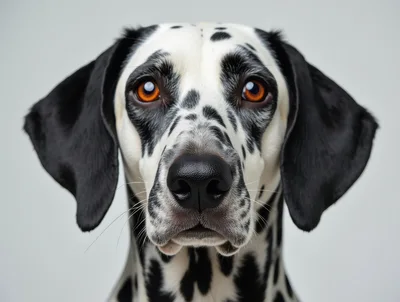 Portrait Of A Dalmatian Dog