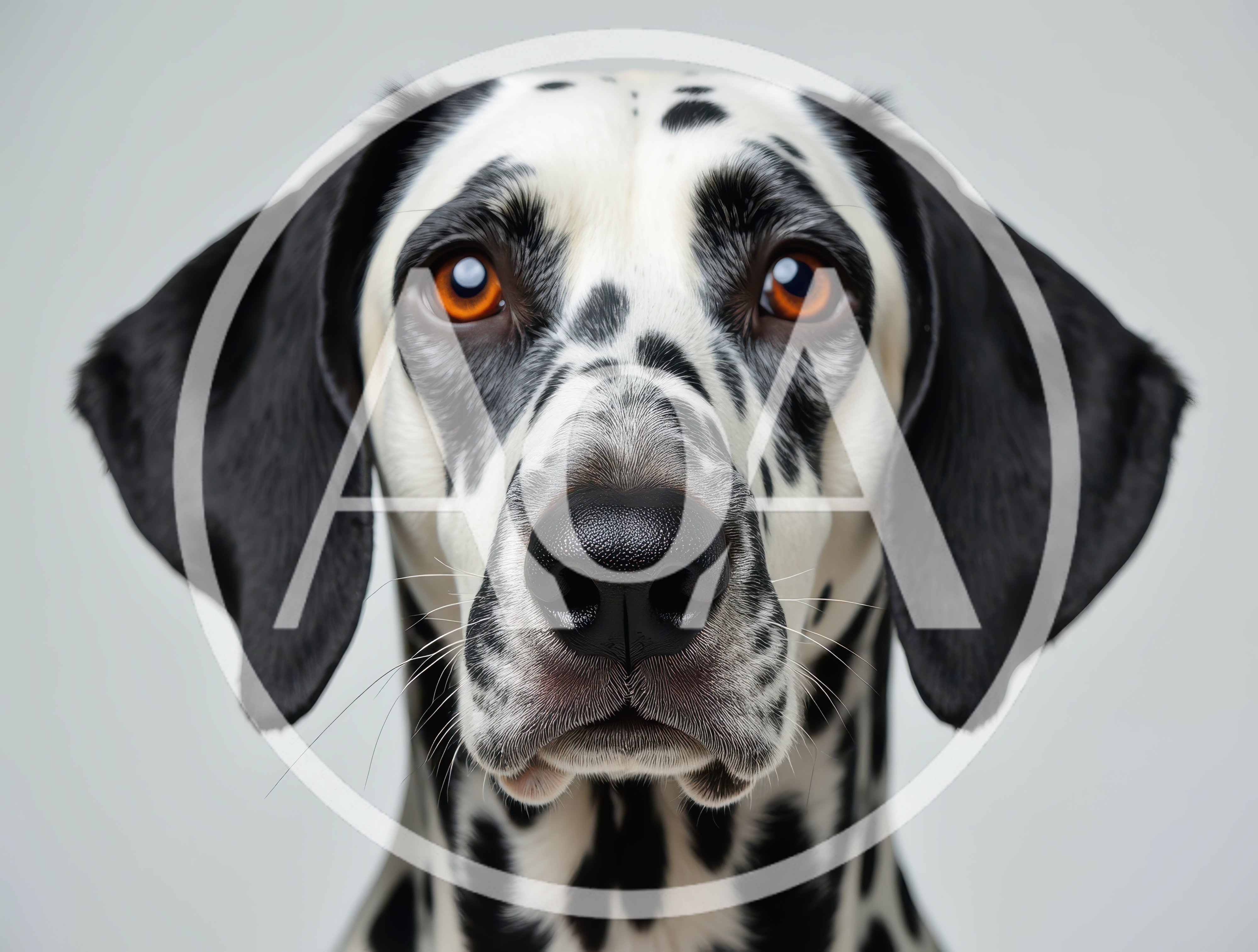 Portrait Of A Dalmatian Dog