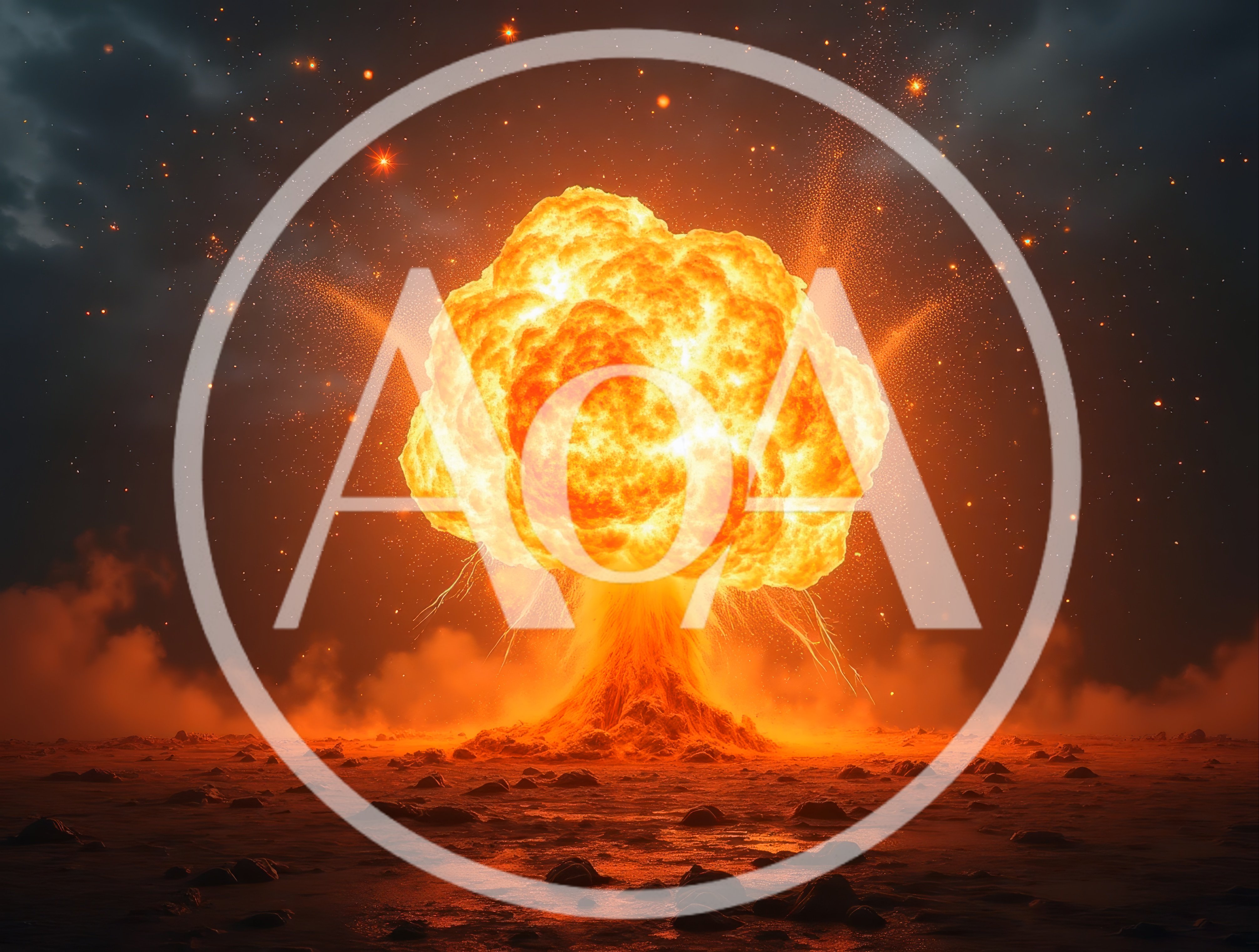 Massive Nuclear Explosion On A Desolate Alien Planet