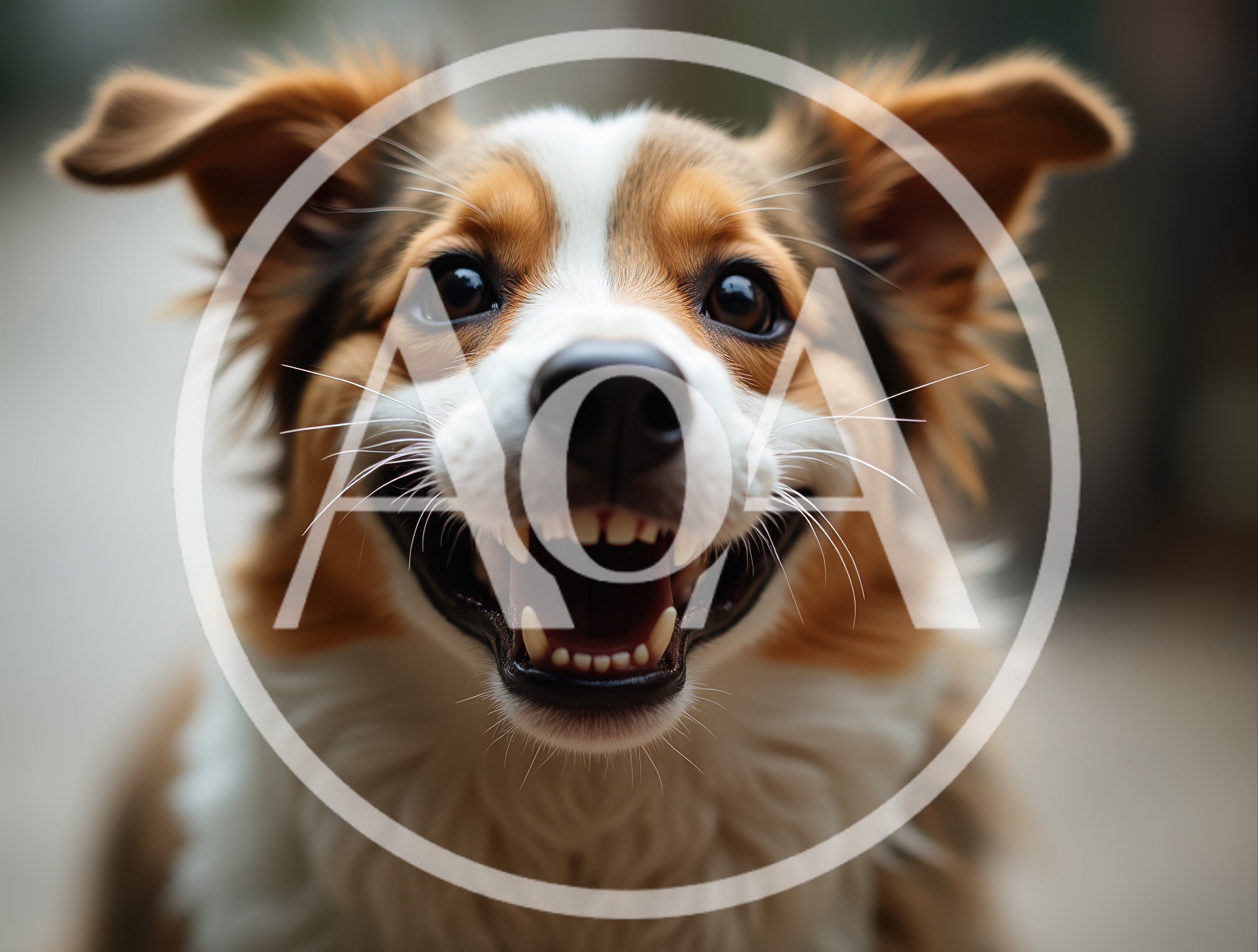 Close Up Portrait Of A Happy Smiling Dog