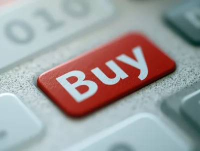Red Buy Button On A Computer Keyboard