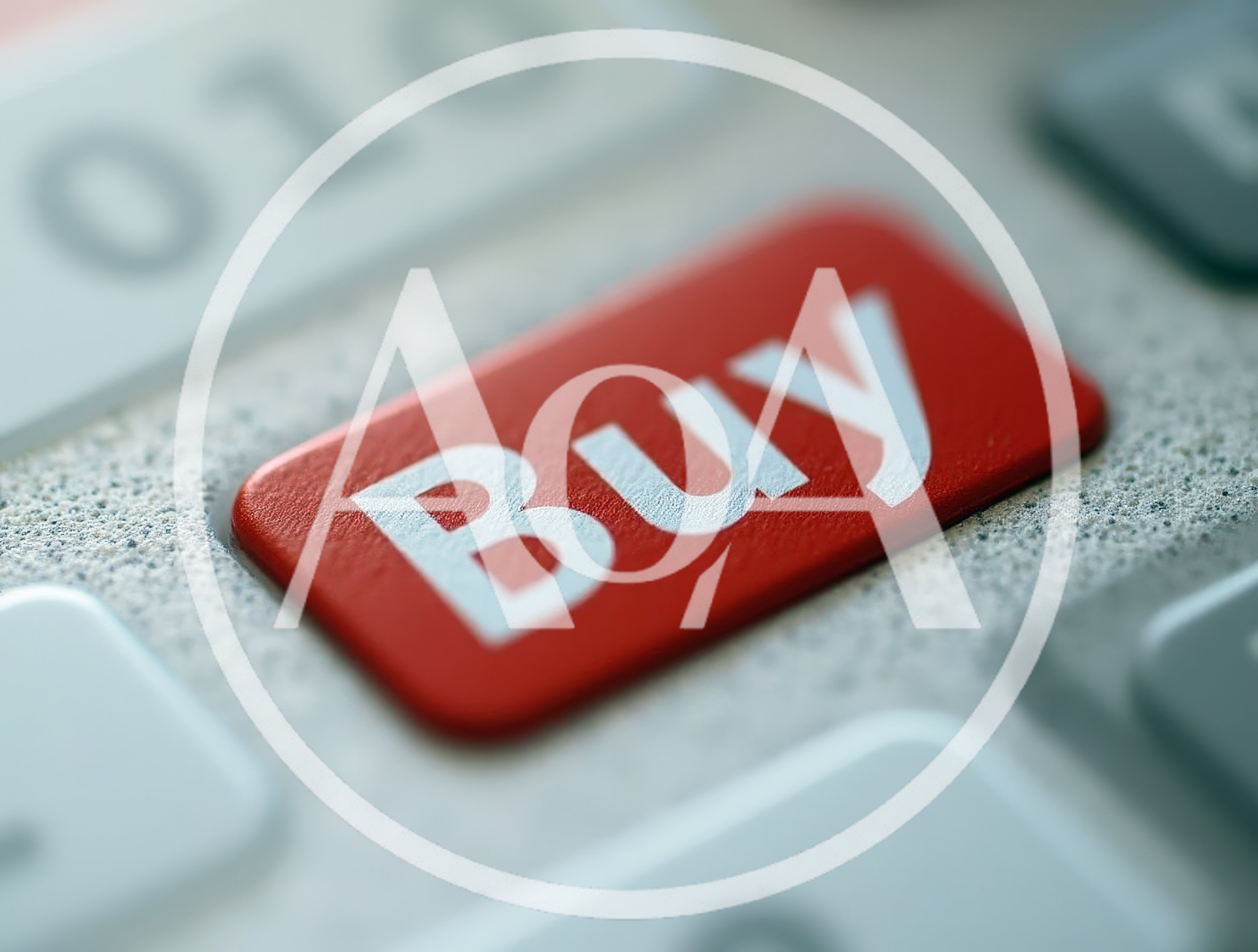 Red Buy Button On A Computer Keyboard
