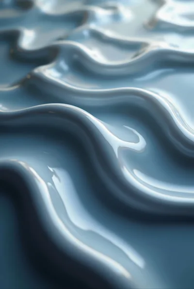 Abstract Blue Liquid Wave Texture Background