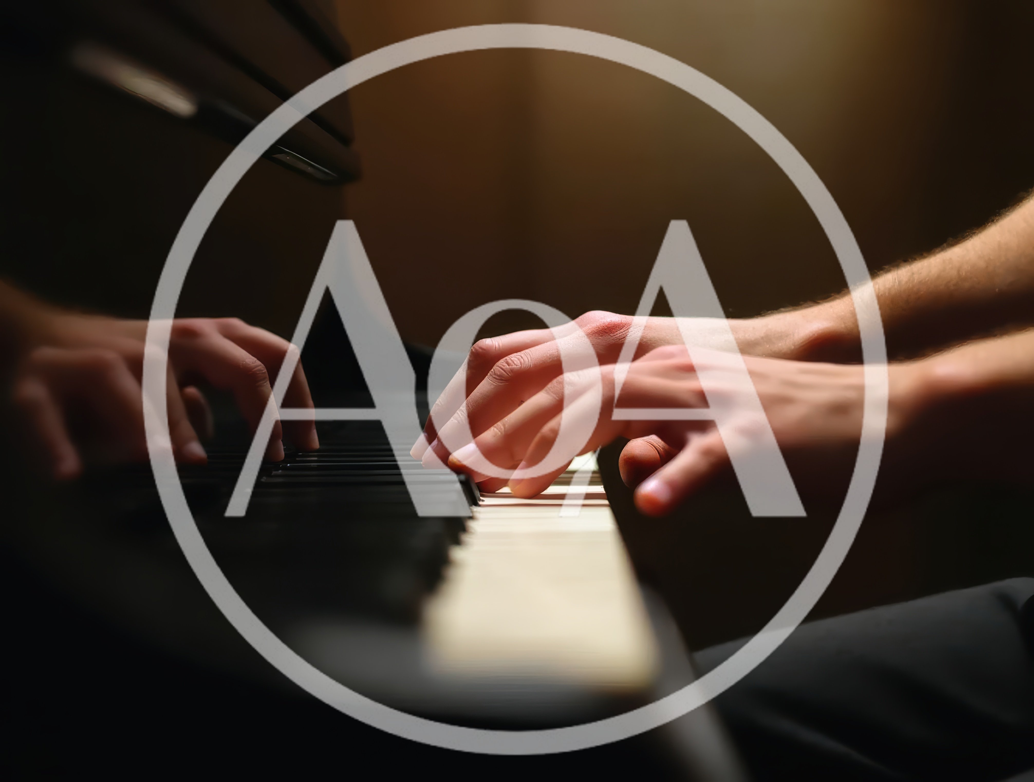 Close Up Of Hands Playing Grand Piano