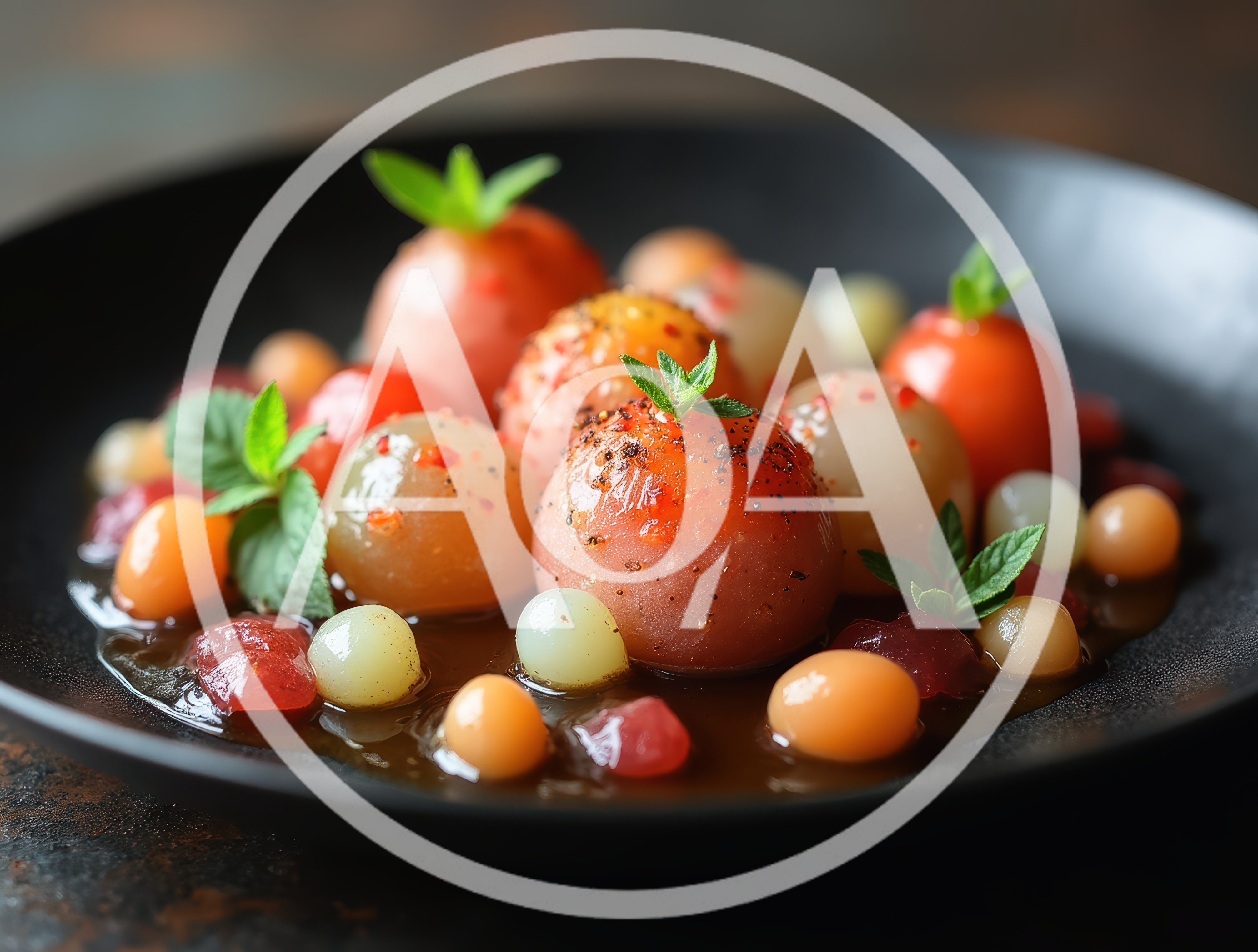 Gourmet Fruit Salad With Mint And Spices