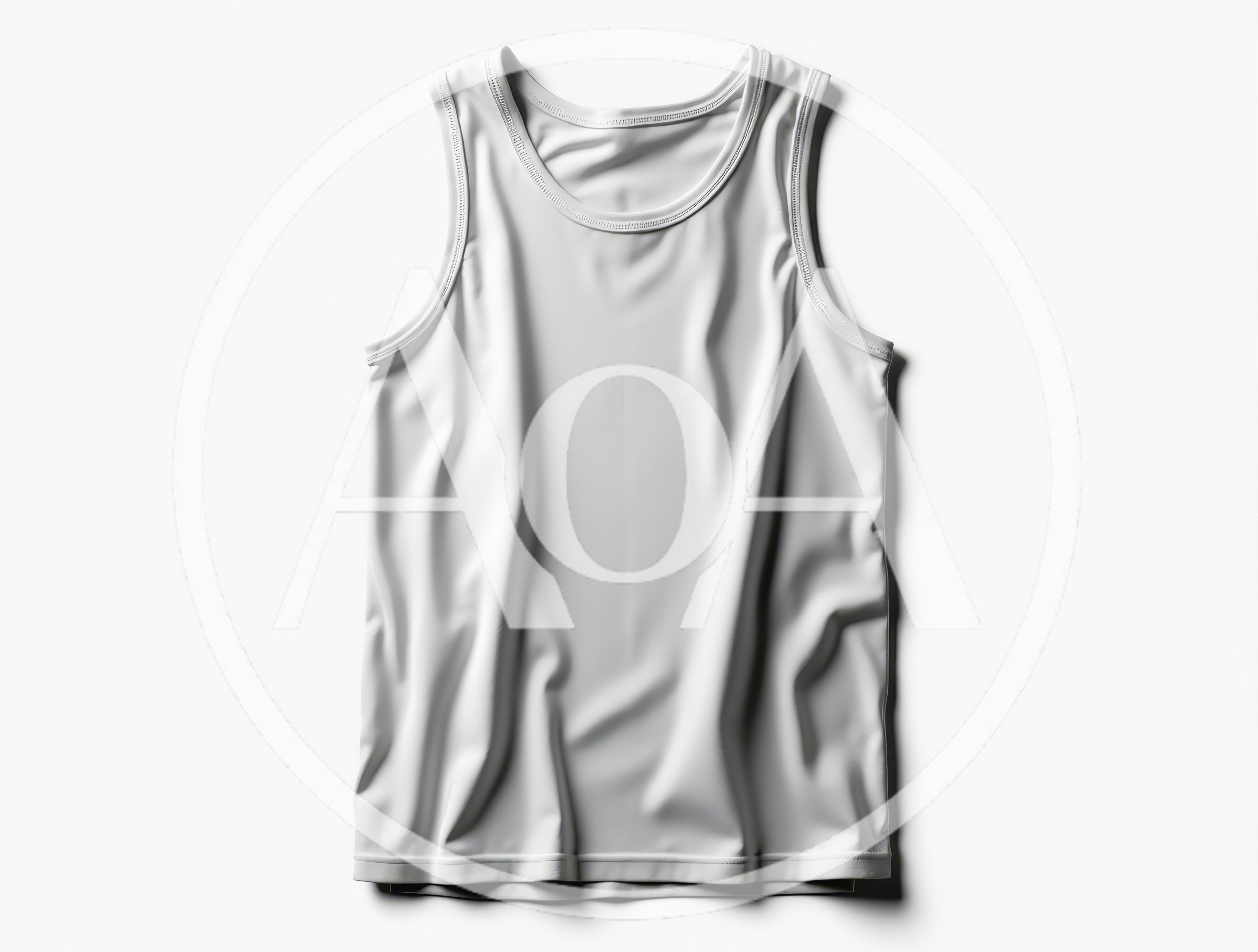White Sleeveless Tank Top Mockup