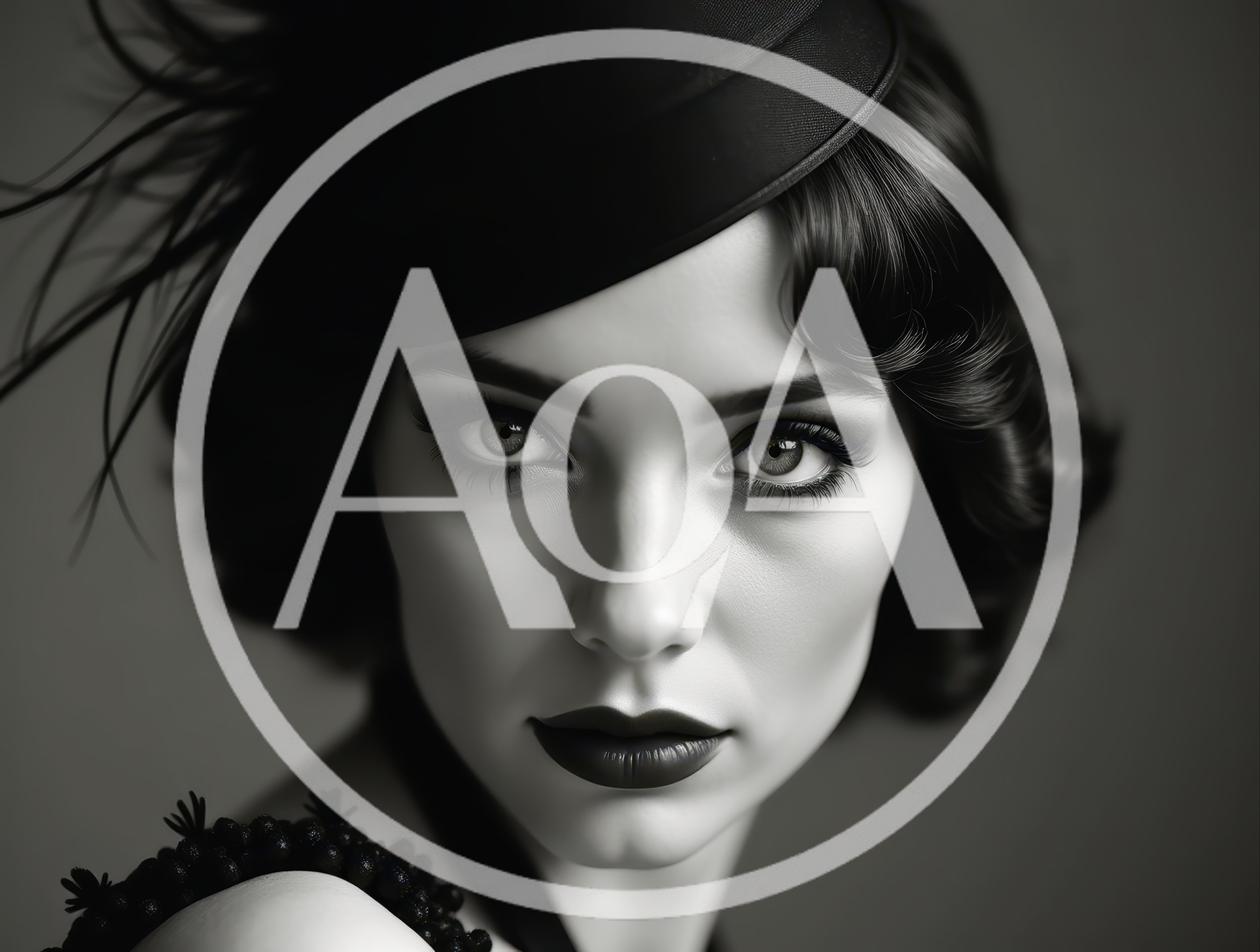 Portrait Of A Woman In Vintage 1920s Style