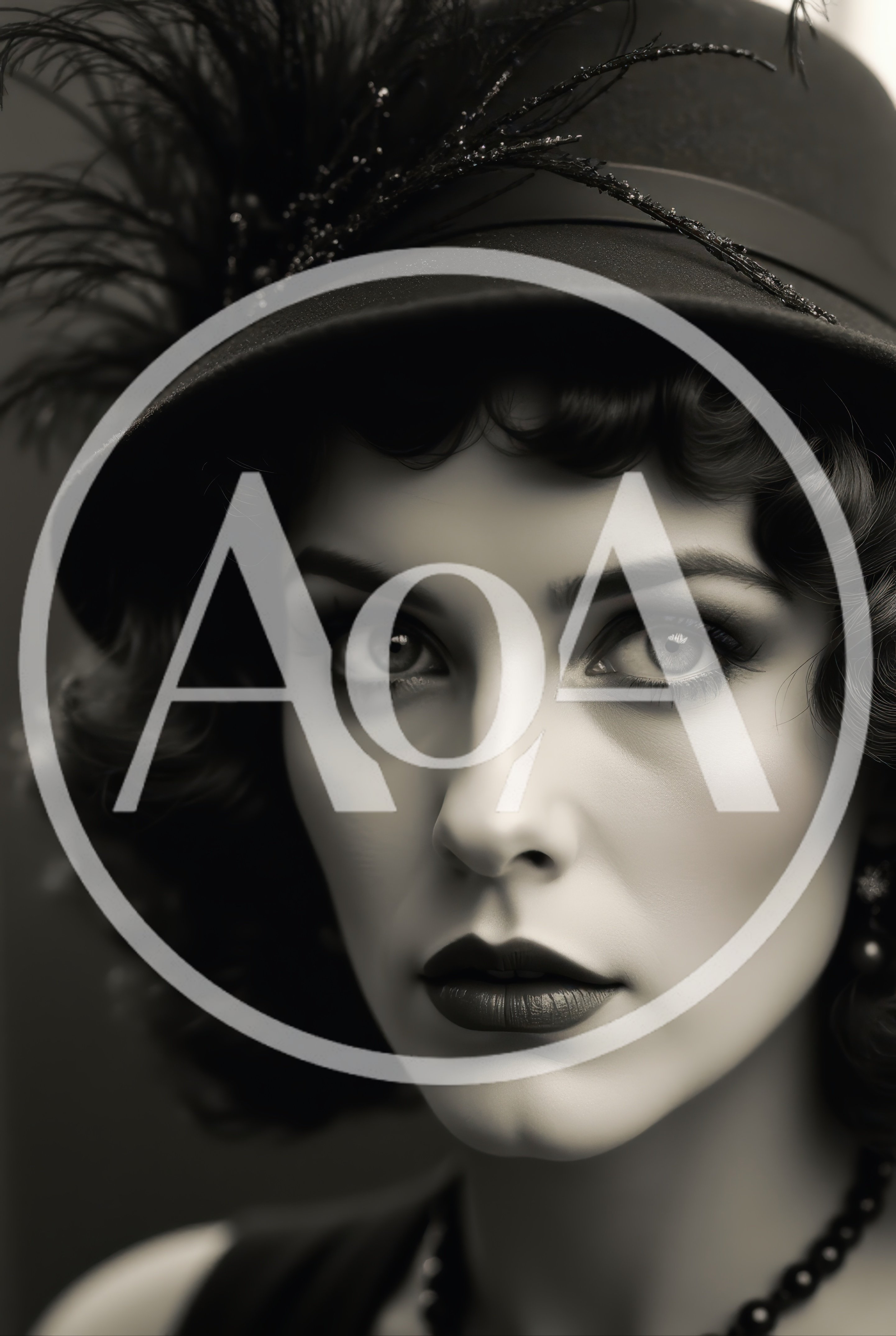 Portrait Of A Woman In Vintage 1920s Style