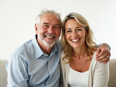 Happy Mature Couple Smiling Together