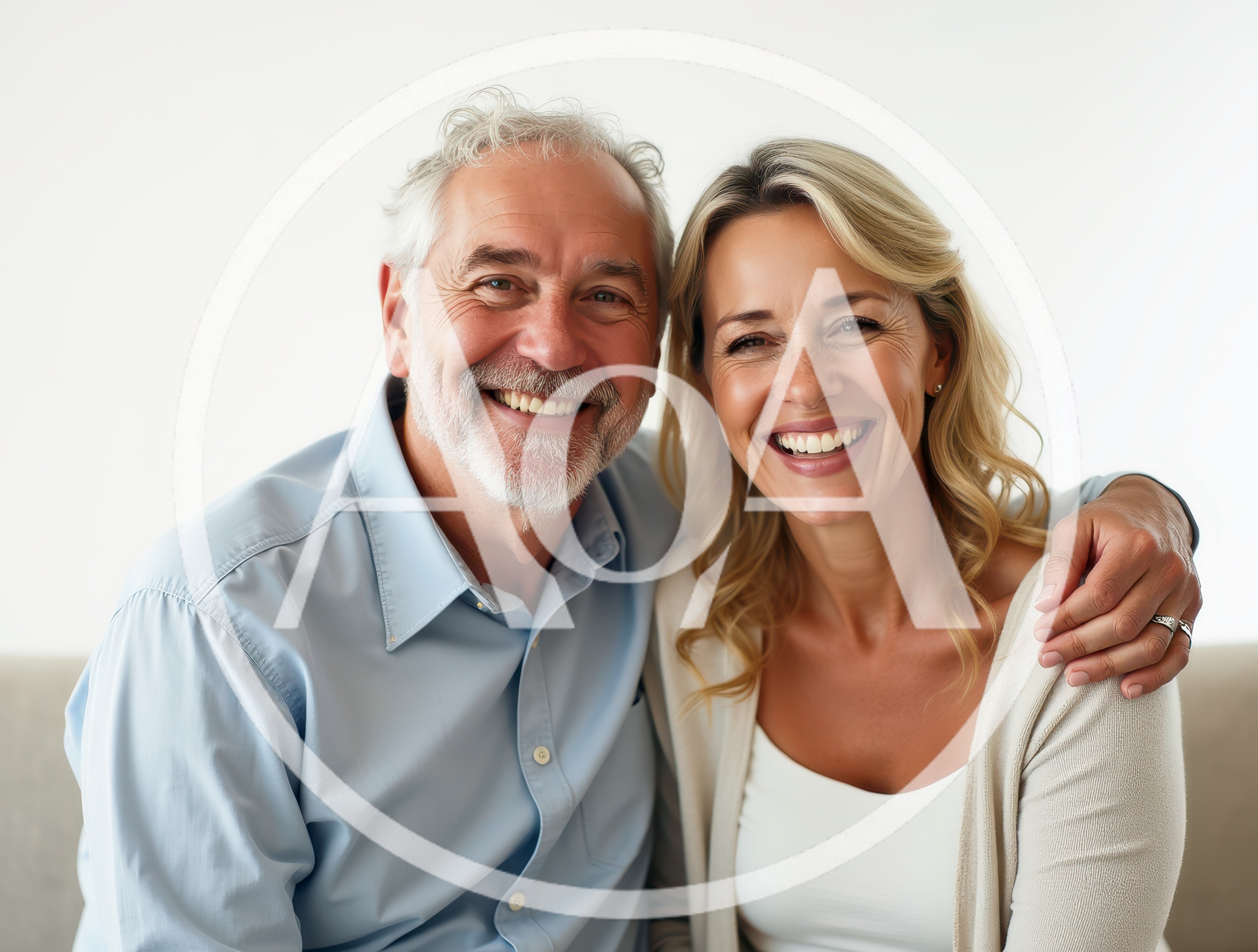 Happy Mature Couple Smiling Together