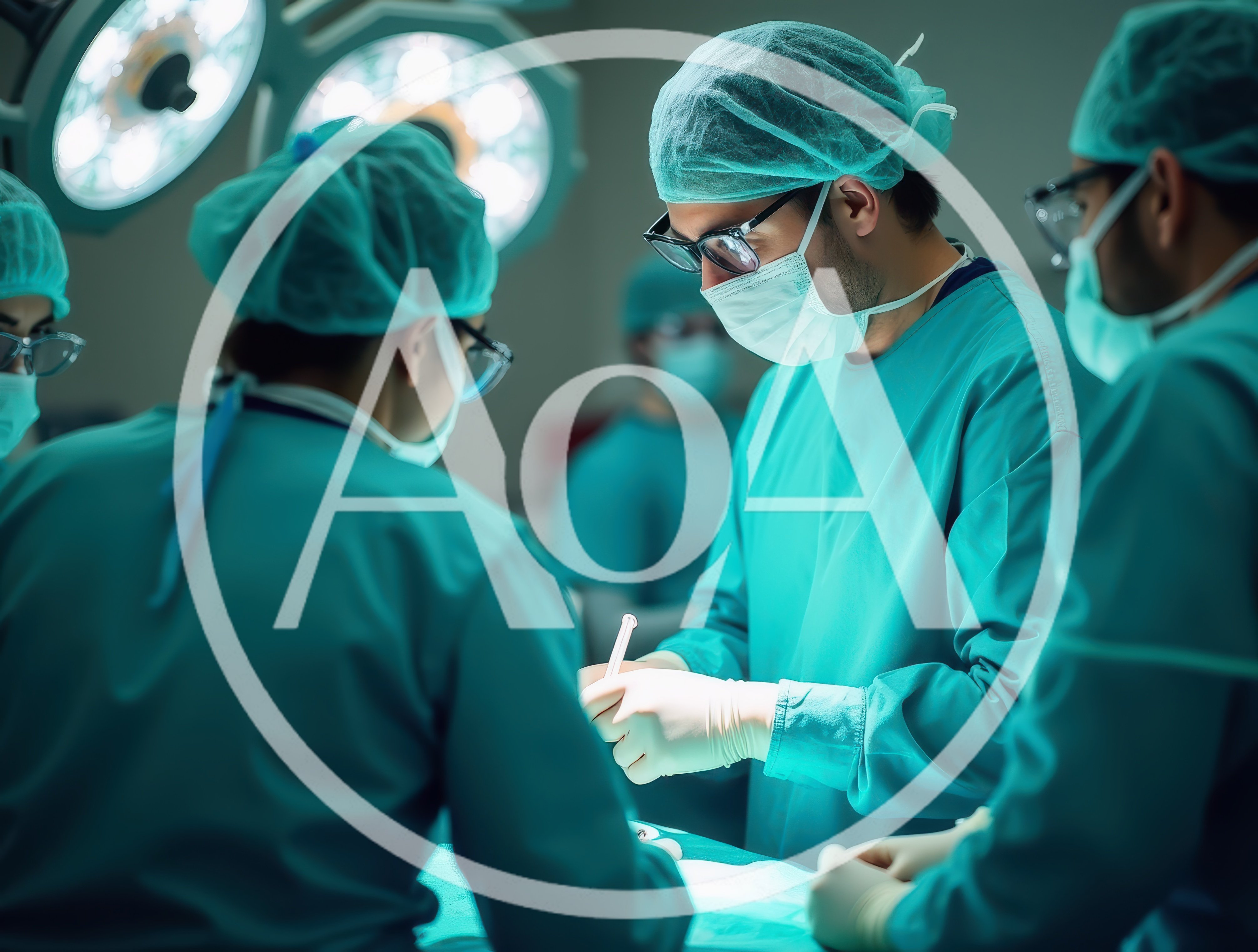 Surgical Team Performing Operation In Modern Hospital Operating Room