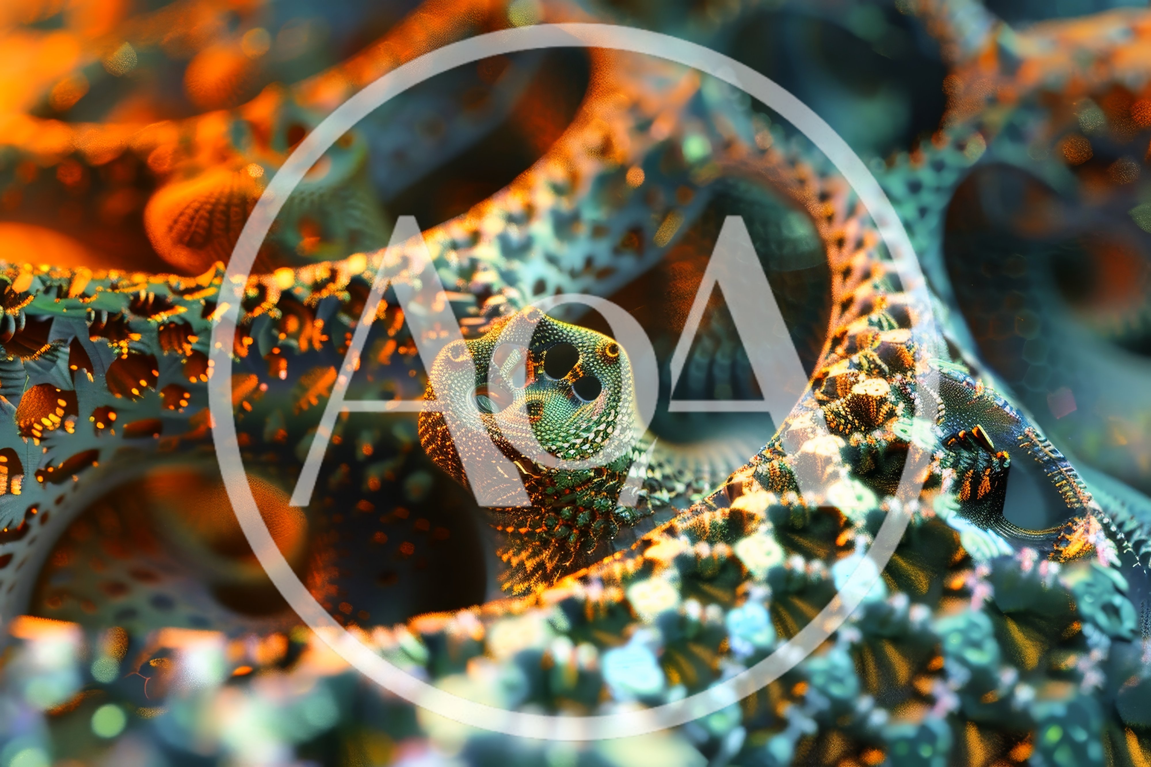 Abstract Fractal Structure With Intricate Geometric Patterns