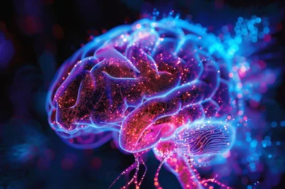 Digital Human Brain Neural Network Visualization