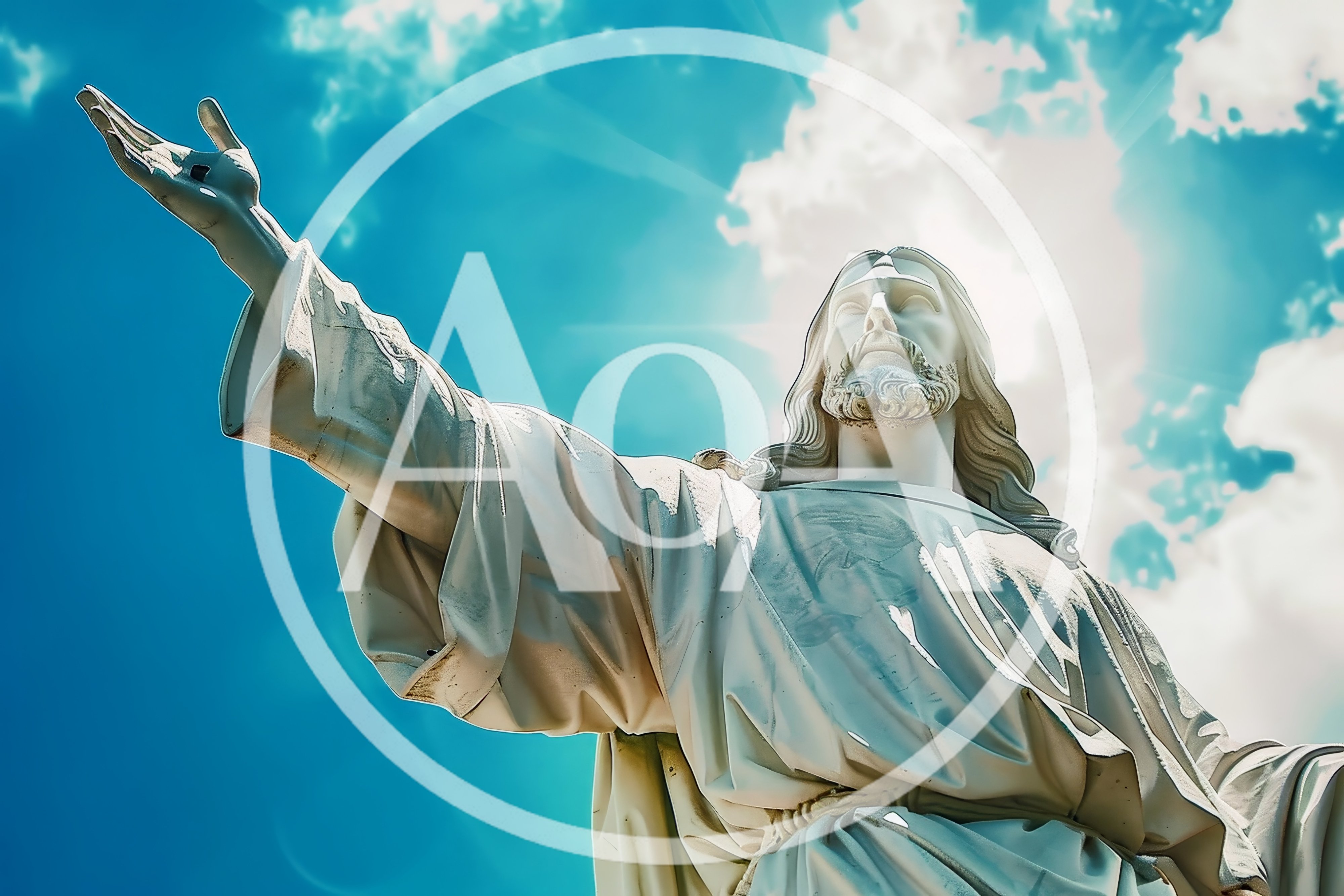 Low Angle View Of Jesus Christ Statue