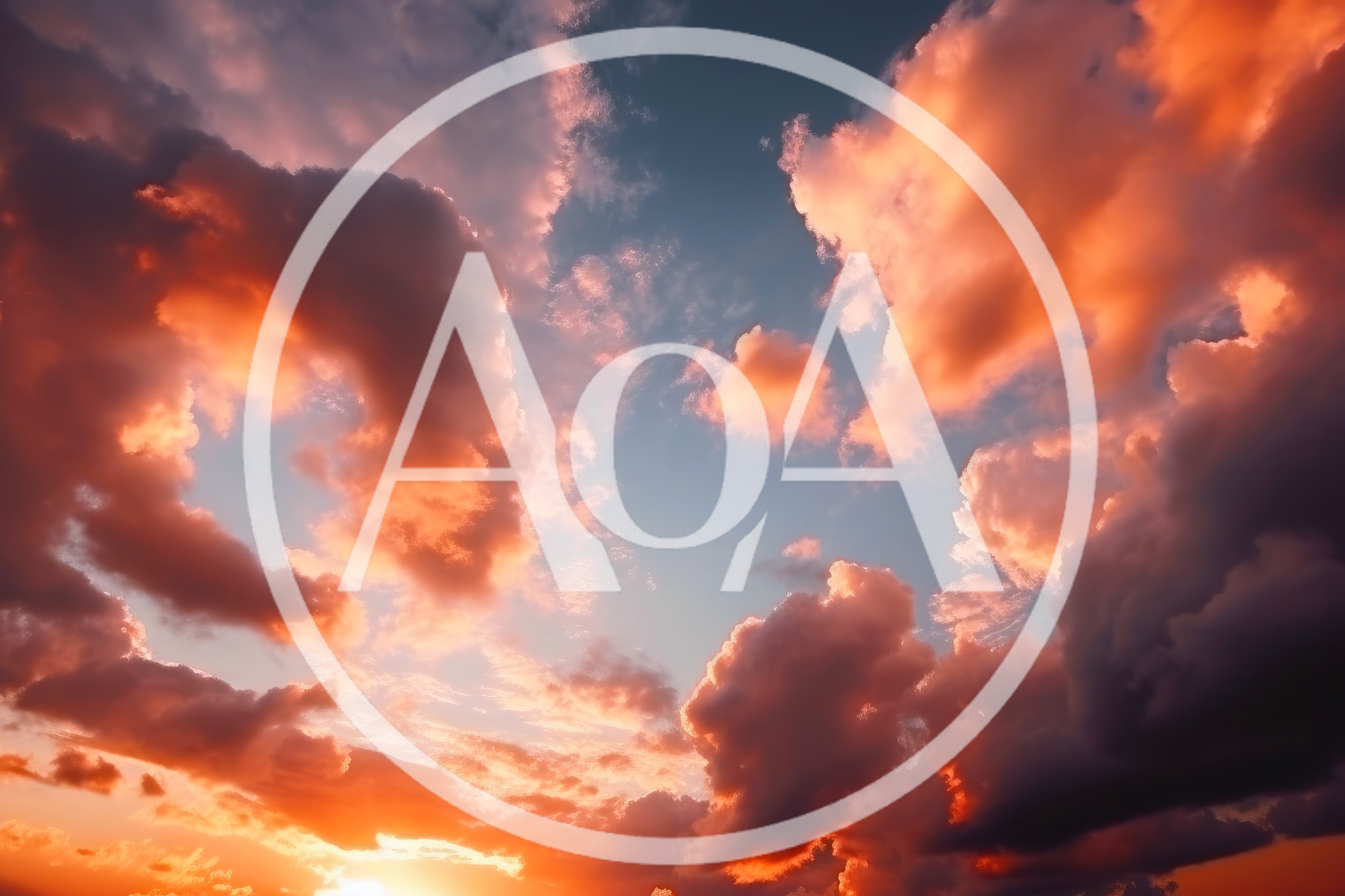 Dramatic Sunset Clouds With Vibrant Orange And Purple Hues