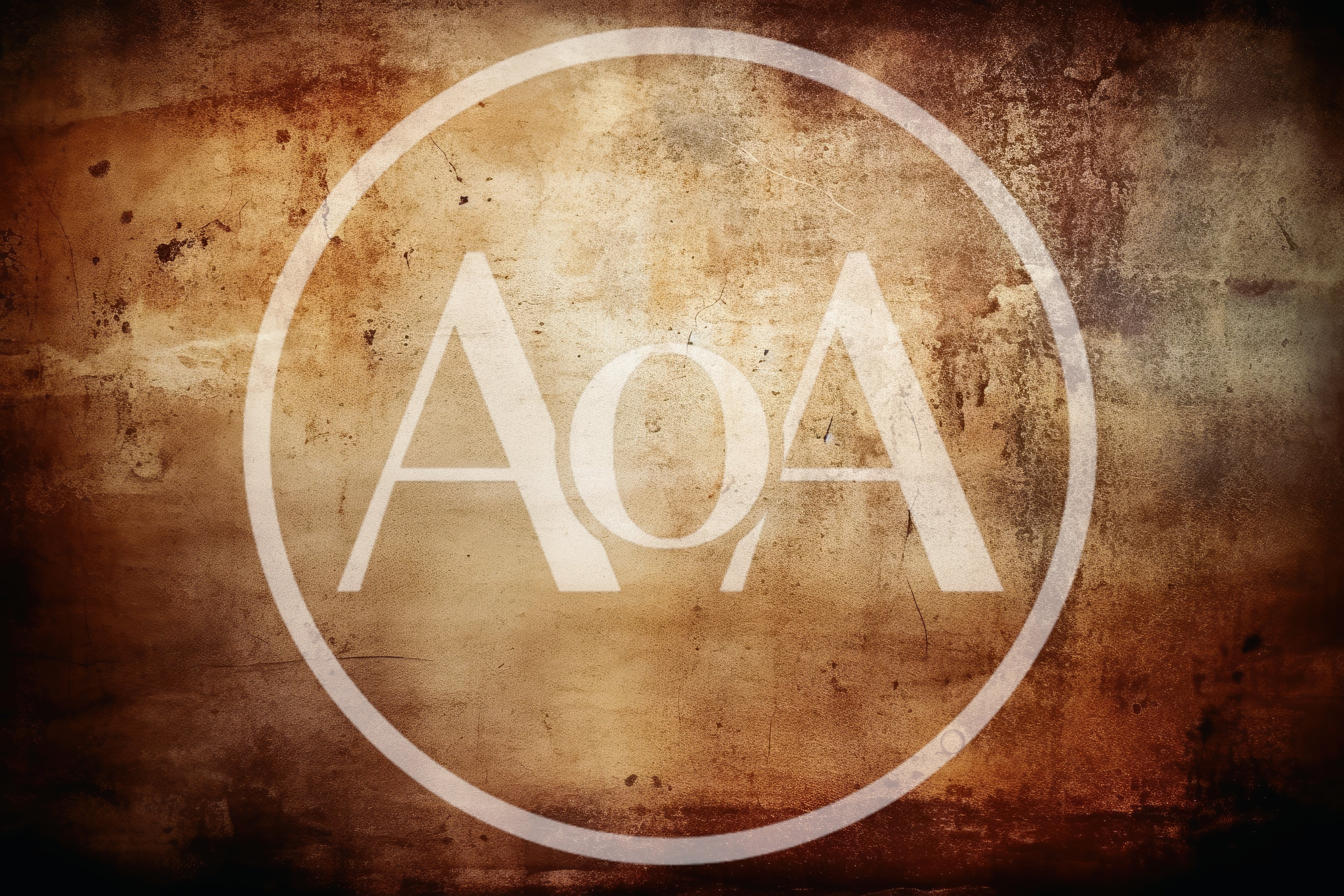 Grungy Distressed Brown Texture With Dark Vignette
