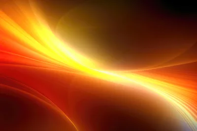 Abstract Golden Light Waves Background