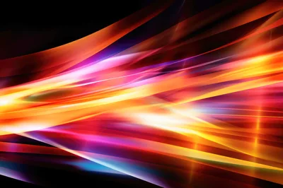 Abstract Glowing Light Streaks Background