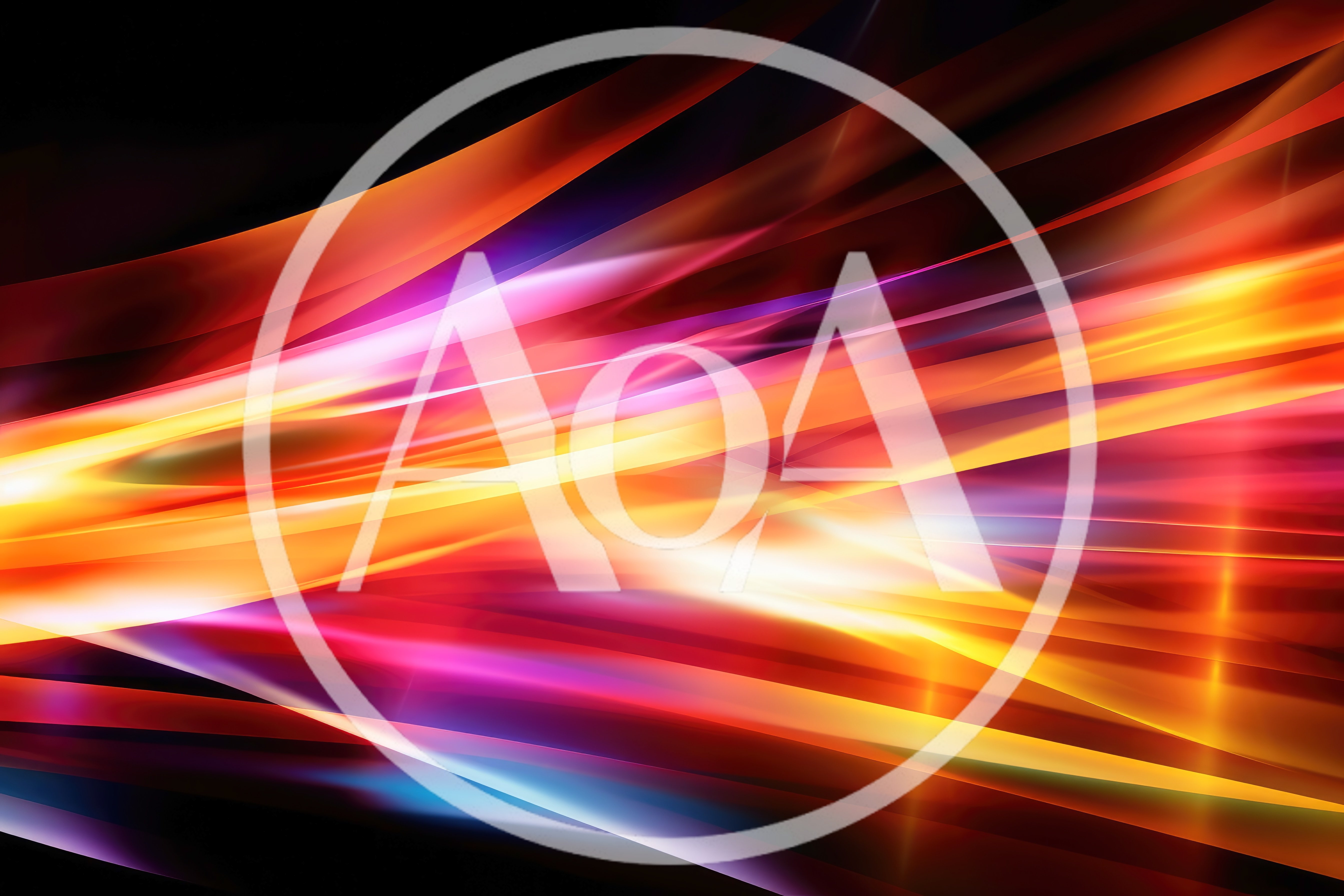 Abstract Glowing Light Streaks Background