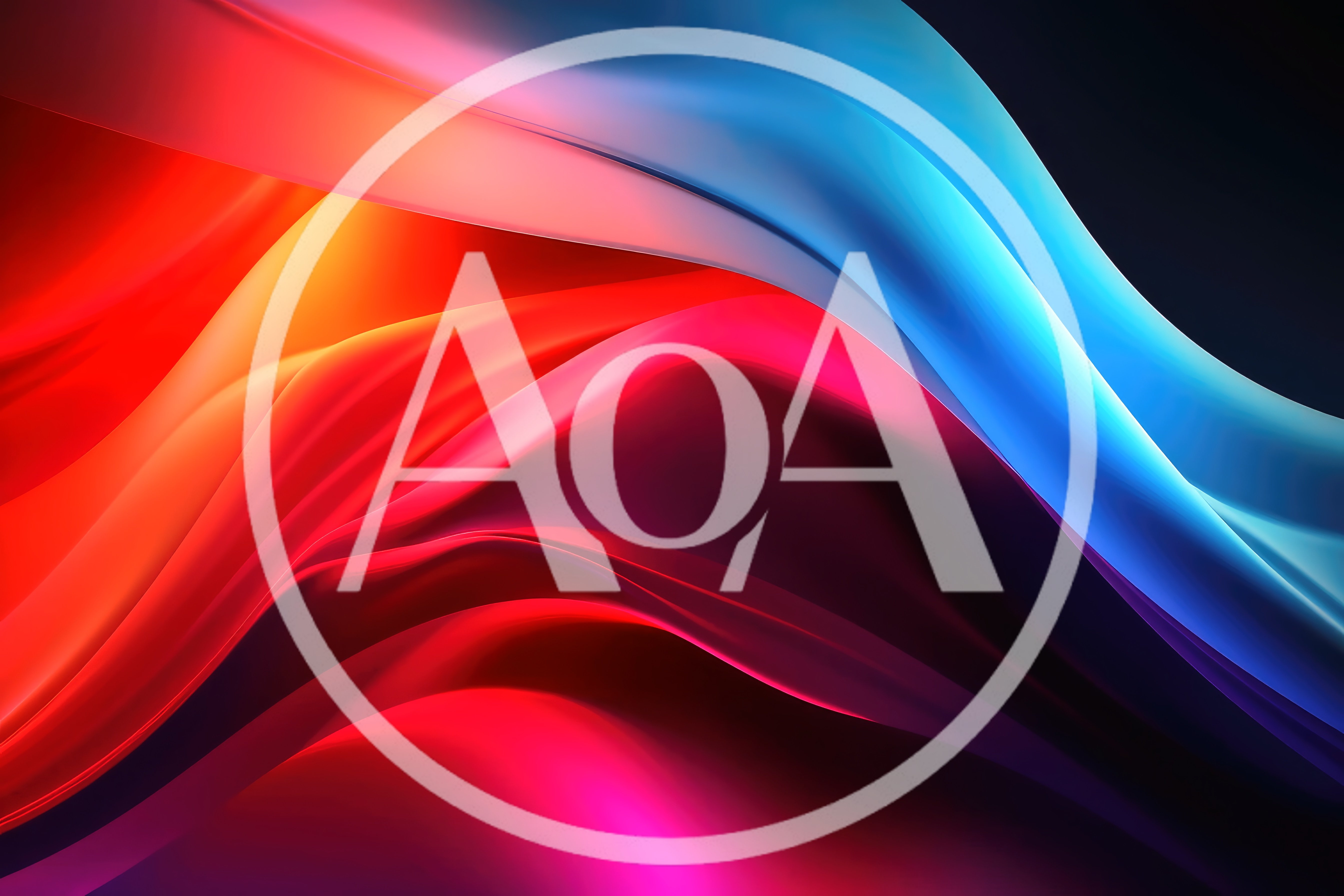 Abstract Flowing Silk Waves With Vibrant Gradient Colors