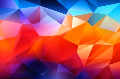 Abstract Geometric Low Poly Background Pattern