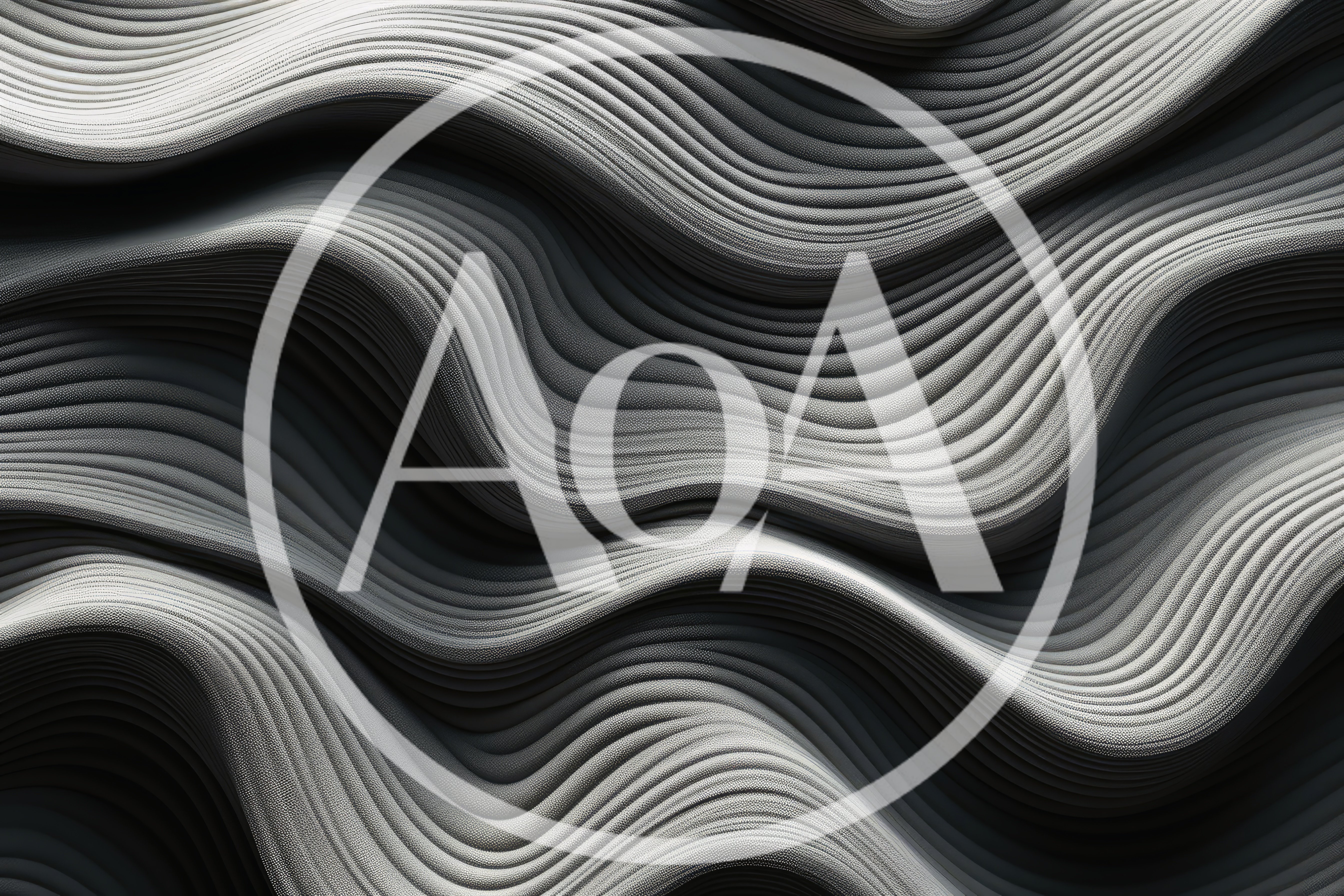 Abstract Wavy Layers With Textured Surface Pattern