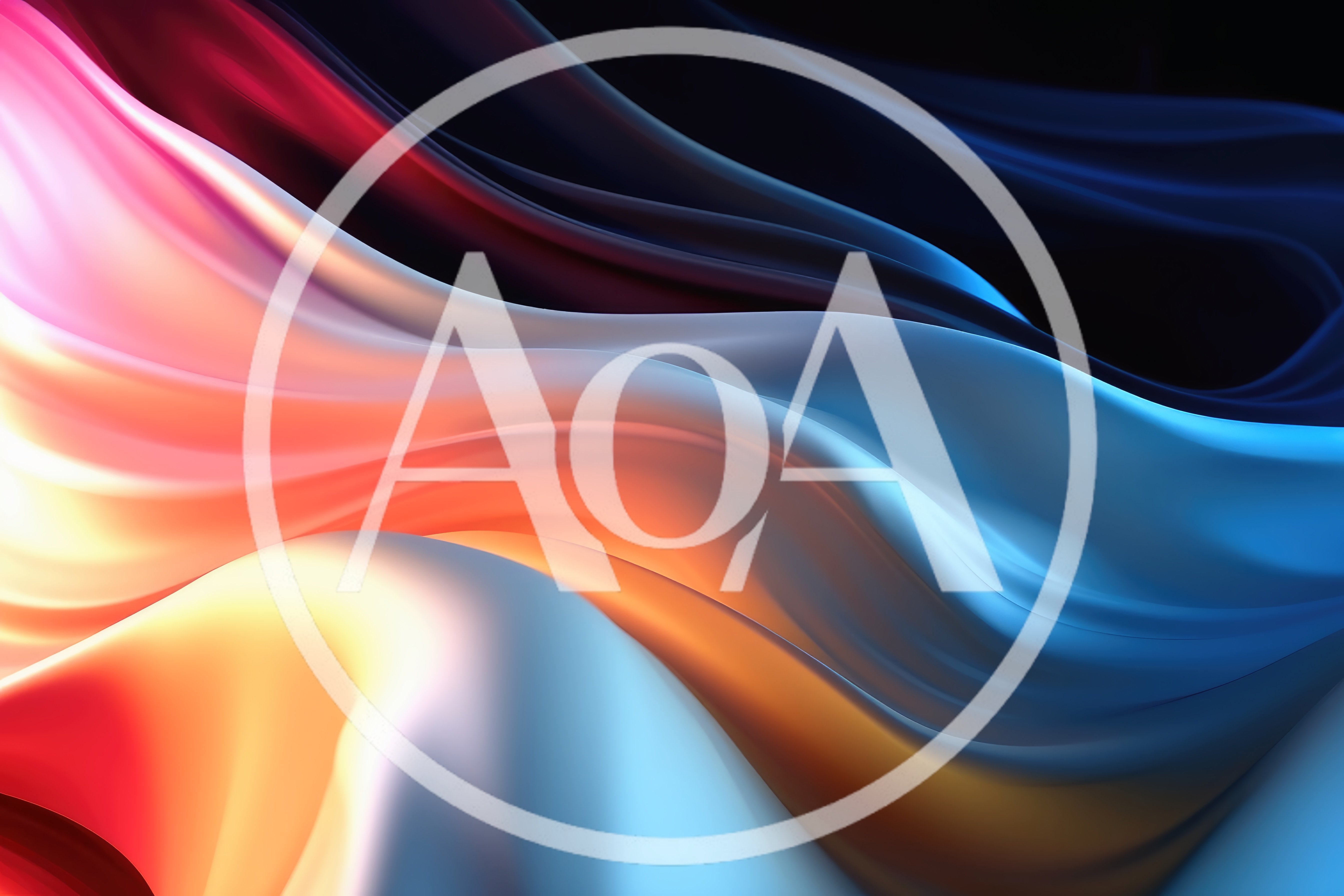 Abstract Fluid Waves With Vibrant Gradient Colors