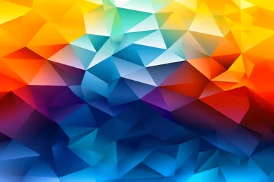 Abstract Geometric Low Poly Background Pattern