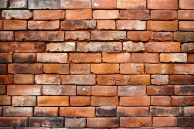 Rustic Red Brick Wall Texture Background