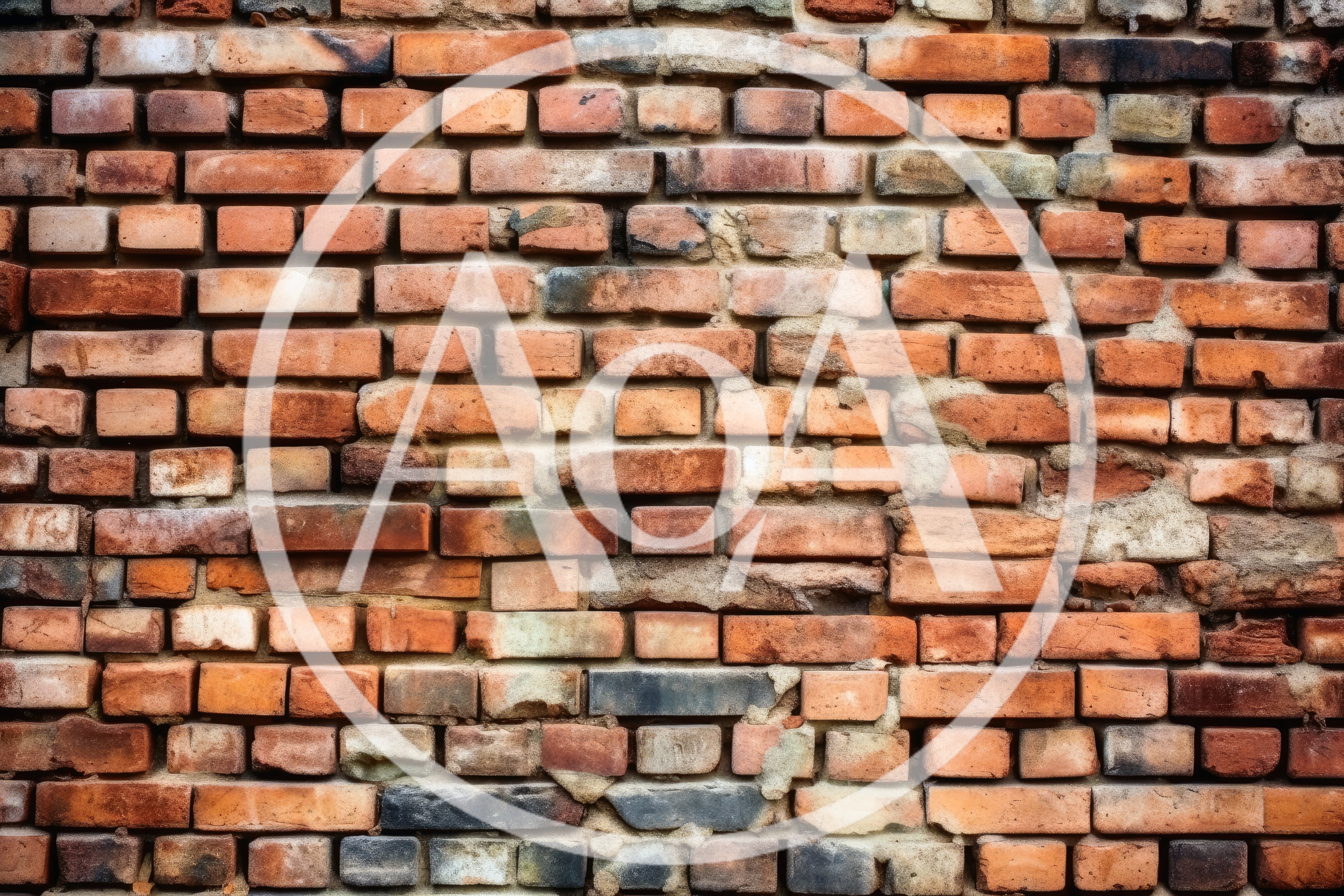 Weathered Red Brick Wall Texture Background