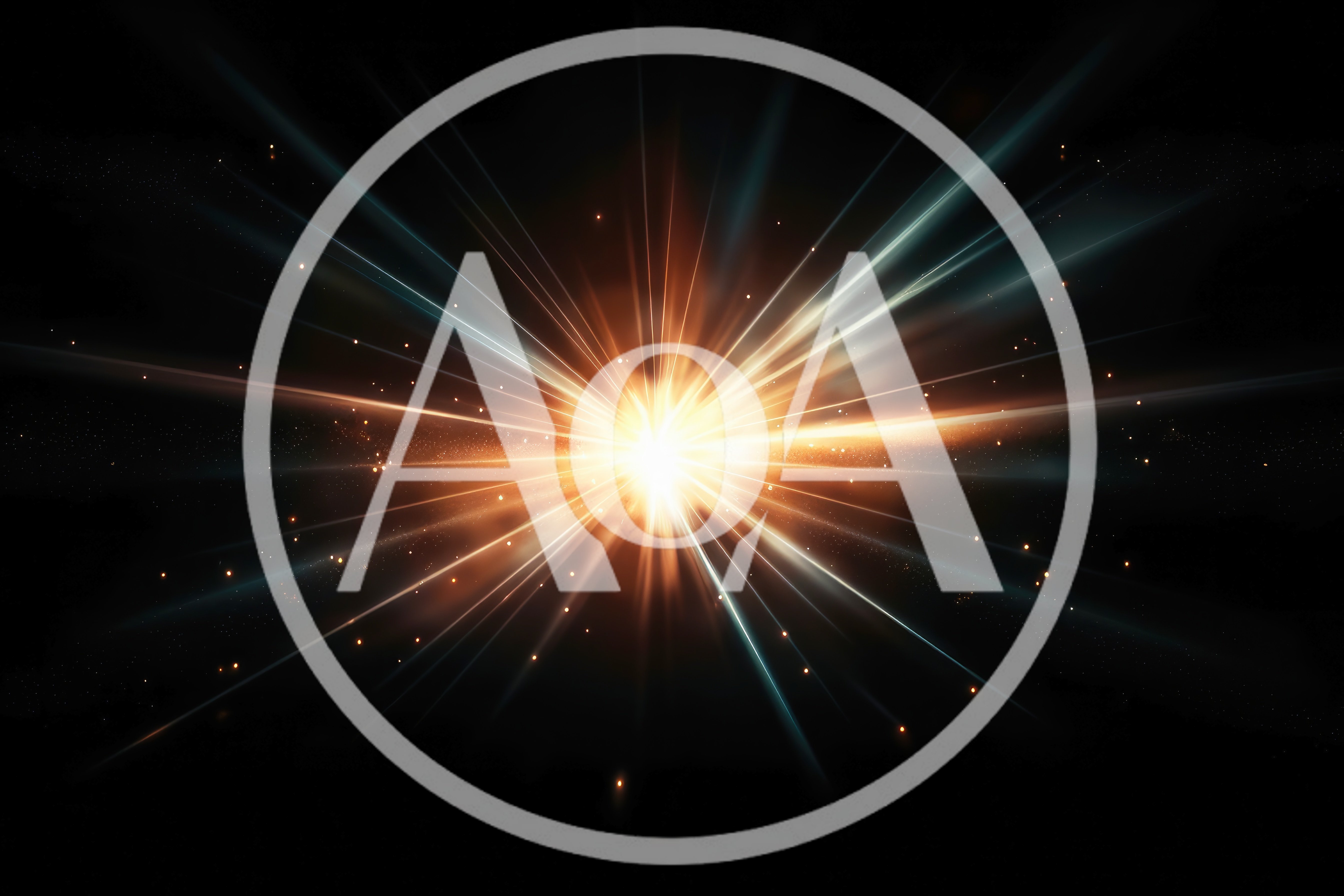 Bright Golden Supernova Explosion In Deep Space