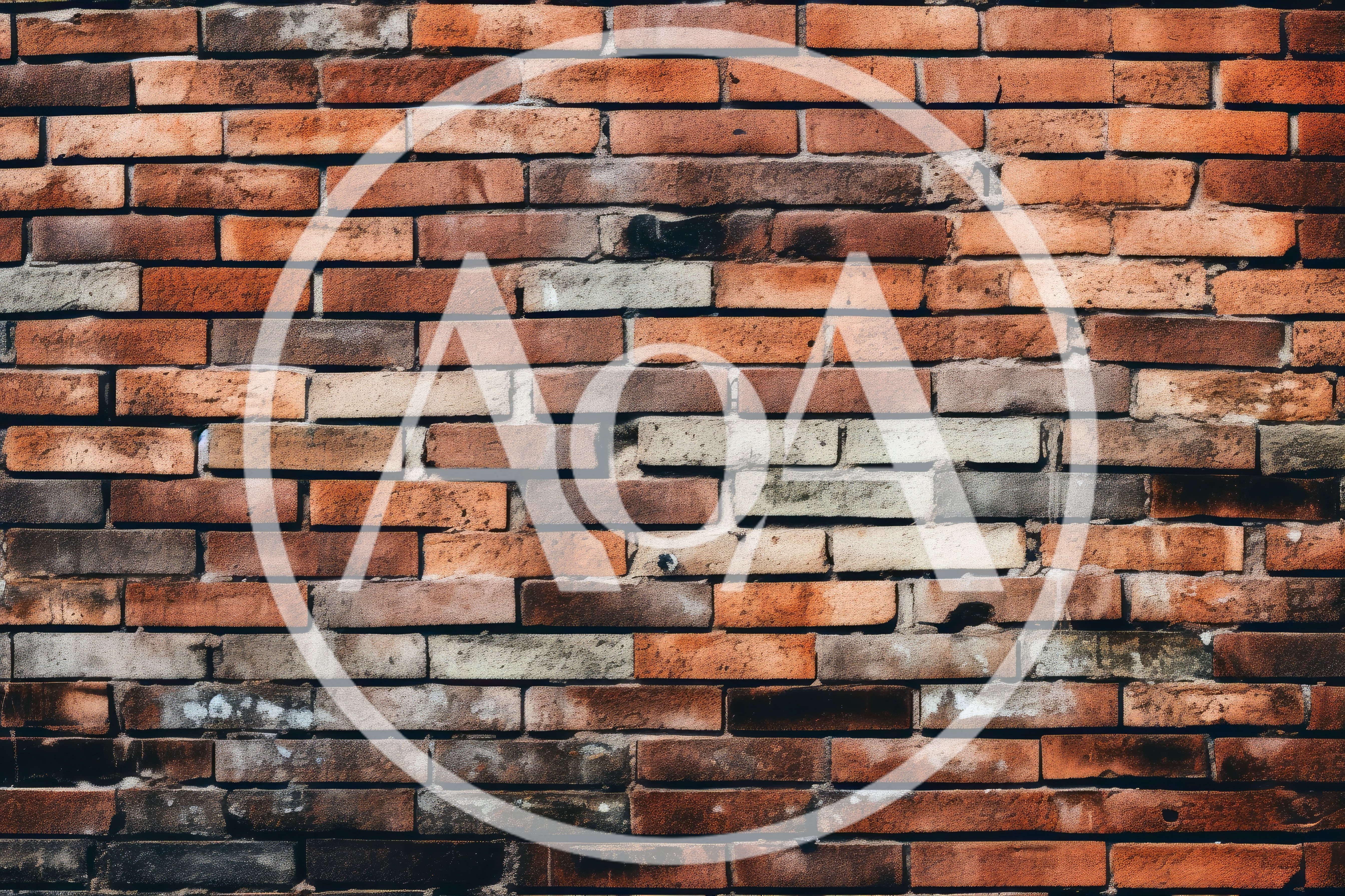 Weathered Red Brick Wall Texture Background