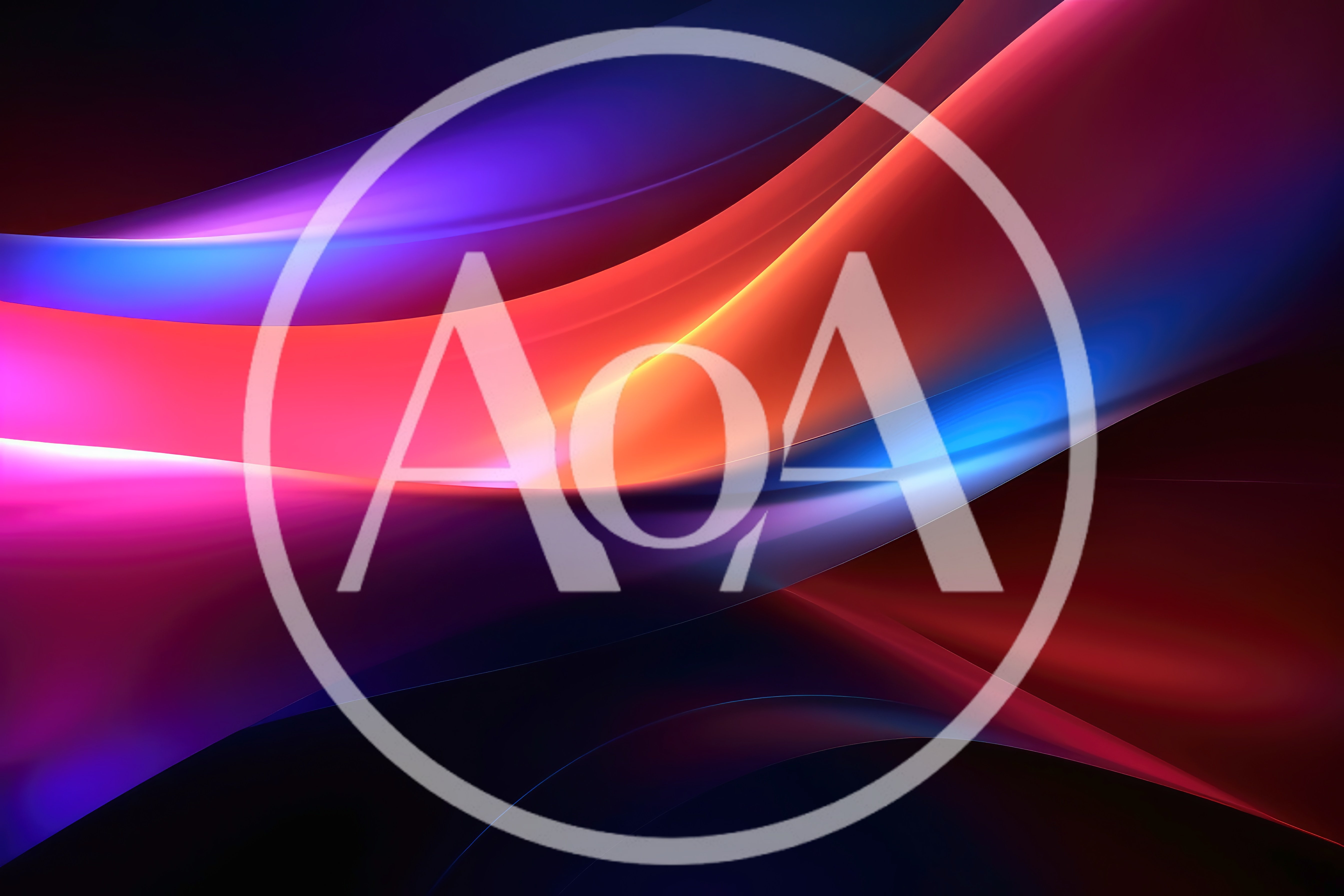 Abstract Flowing Waves Of Vibrant Neon Light