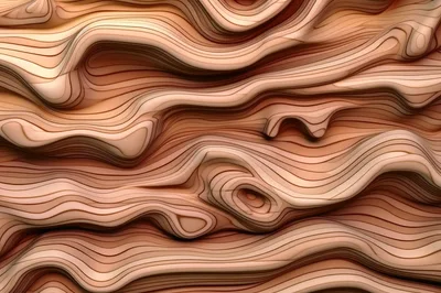 Abstract 3D Wood Grain Texture Background