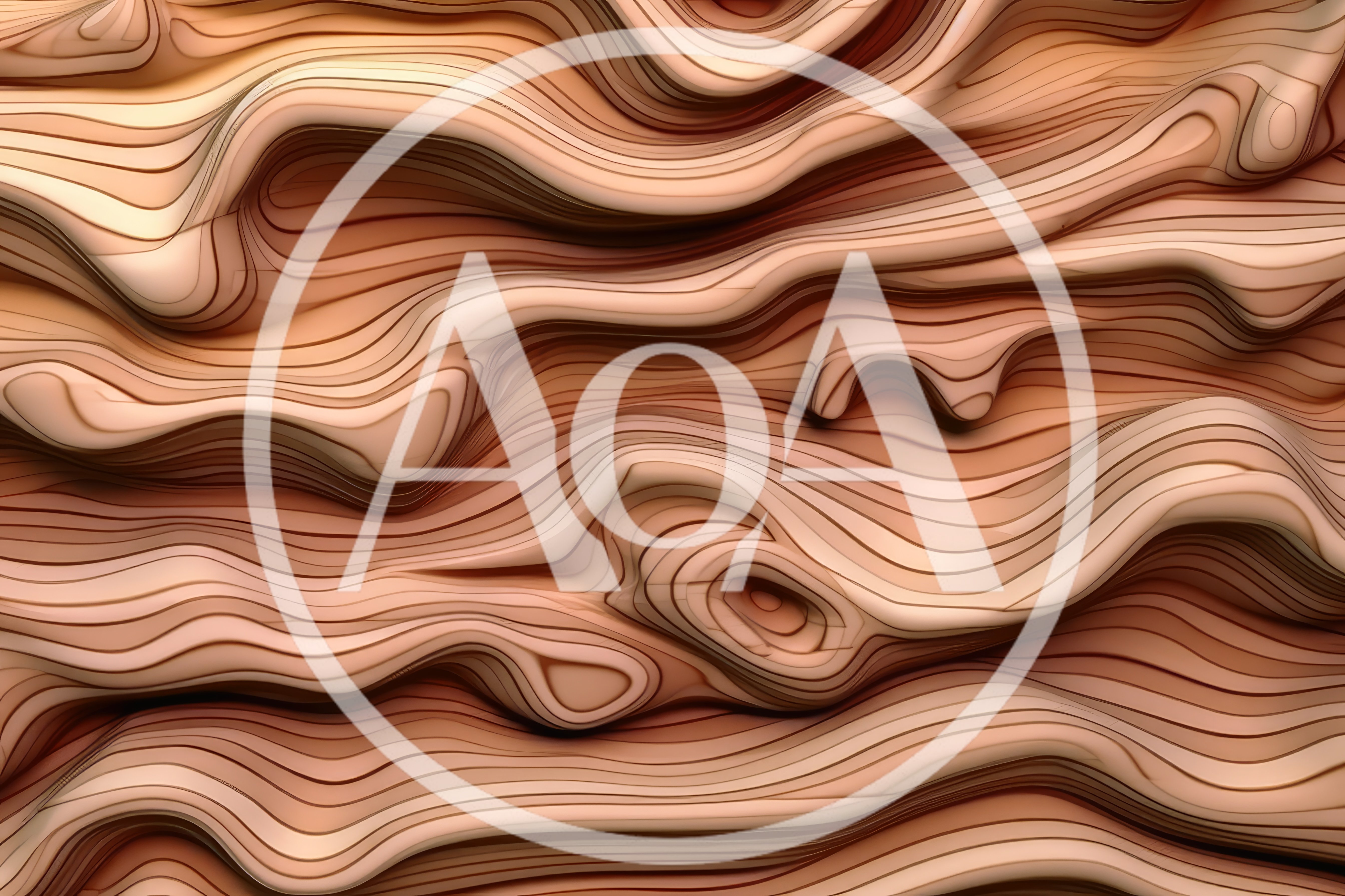 Abstract 3D Wood Grain Texture Background