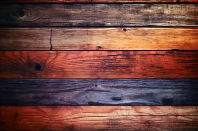 Rustic Multi Colored Horizontal Wooden Planks Background